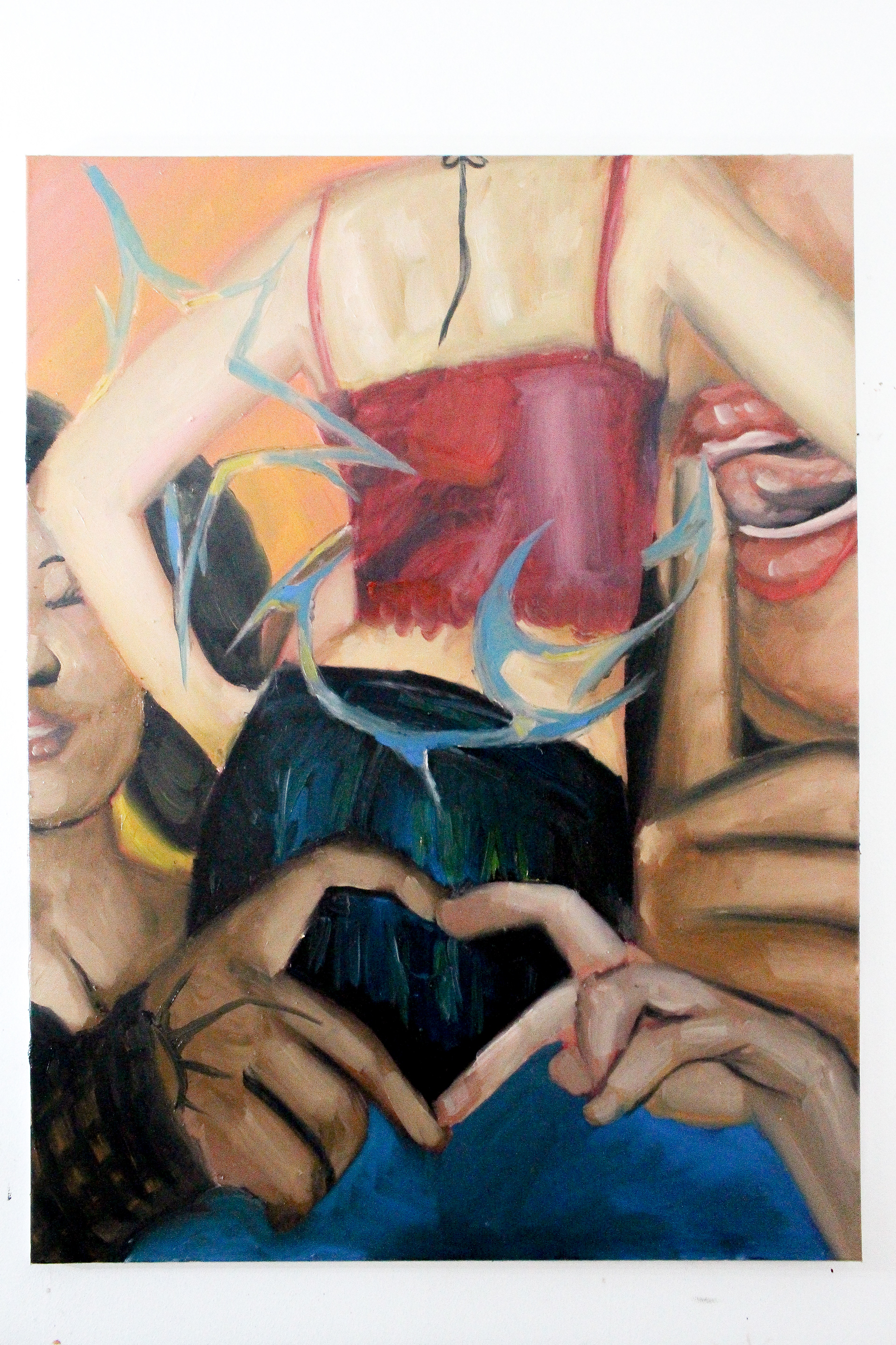 I Want To Be A Star, oil paint on canvas, 90 cm x 120 cm, 2026.