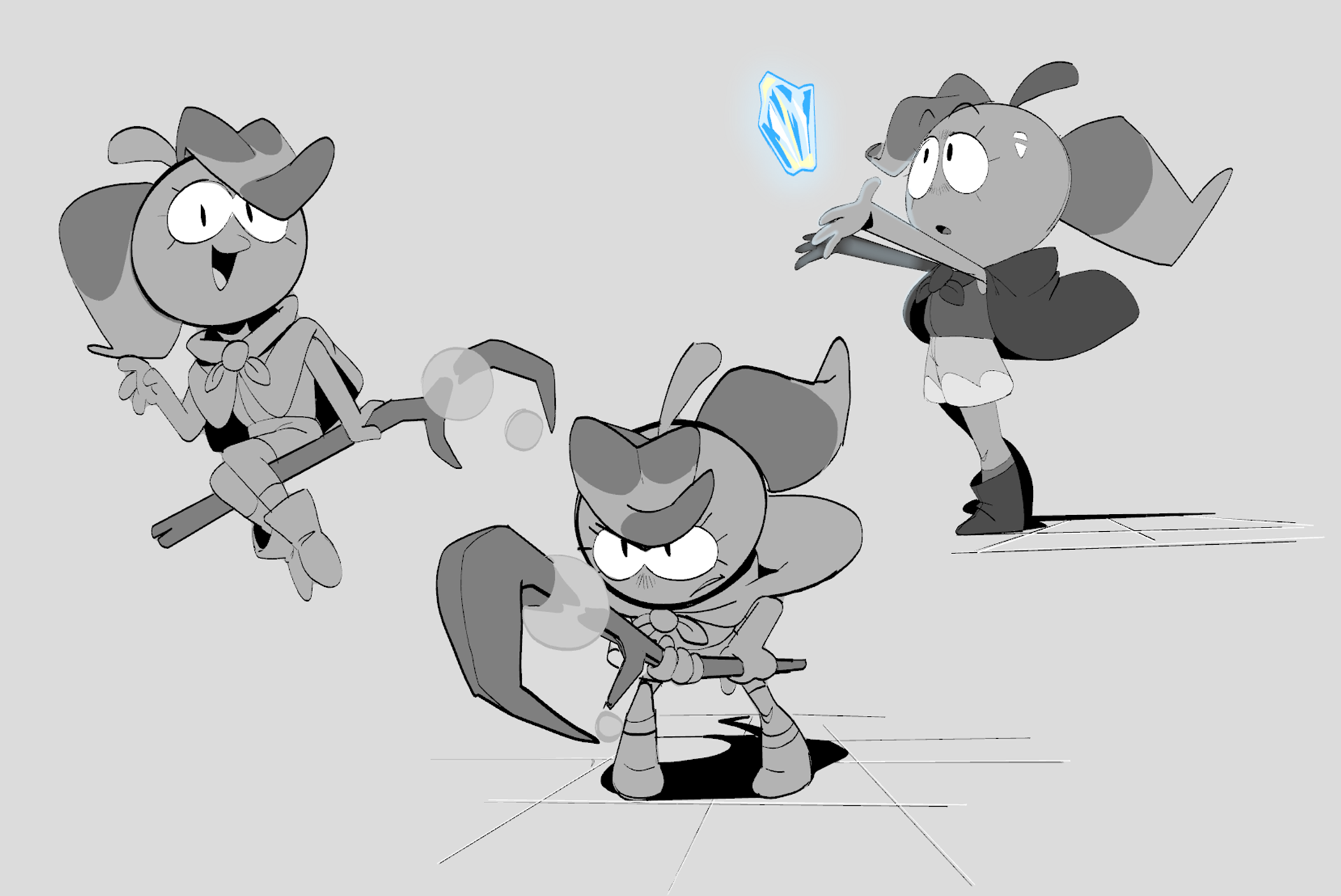 Apple Mage Fanart (15min Sketches)