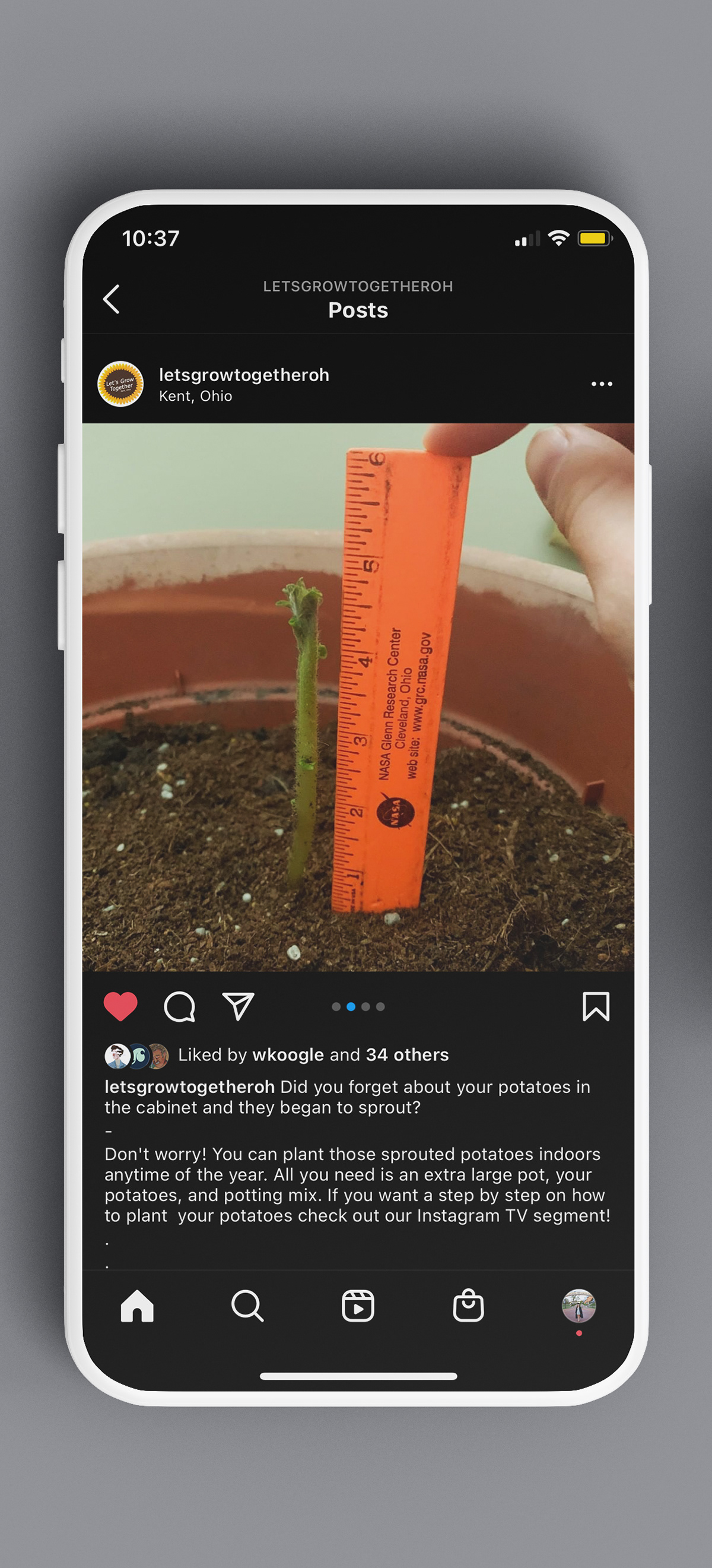 Example of a Garden Tip Tuesday Post