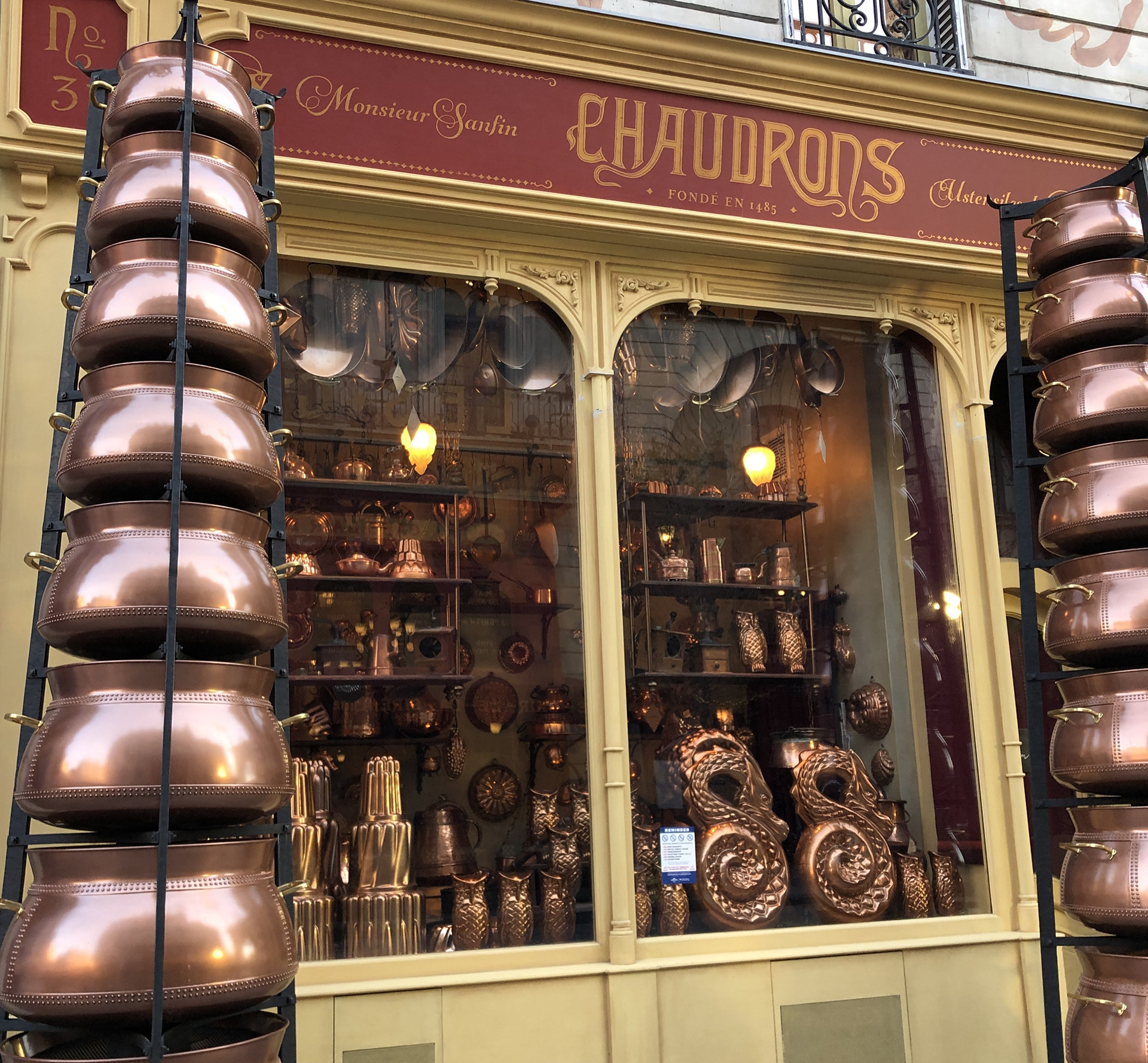 Vinyl Stenciled Sign Graphic with Faux Aging