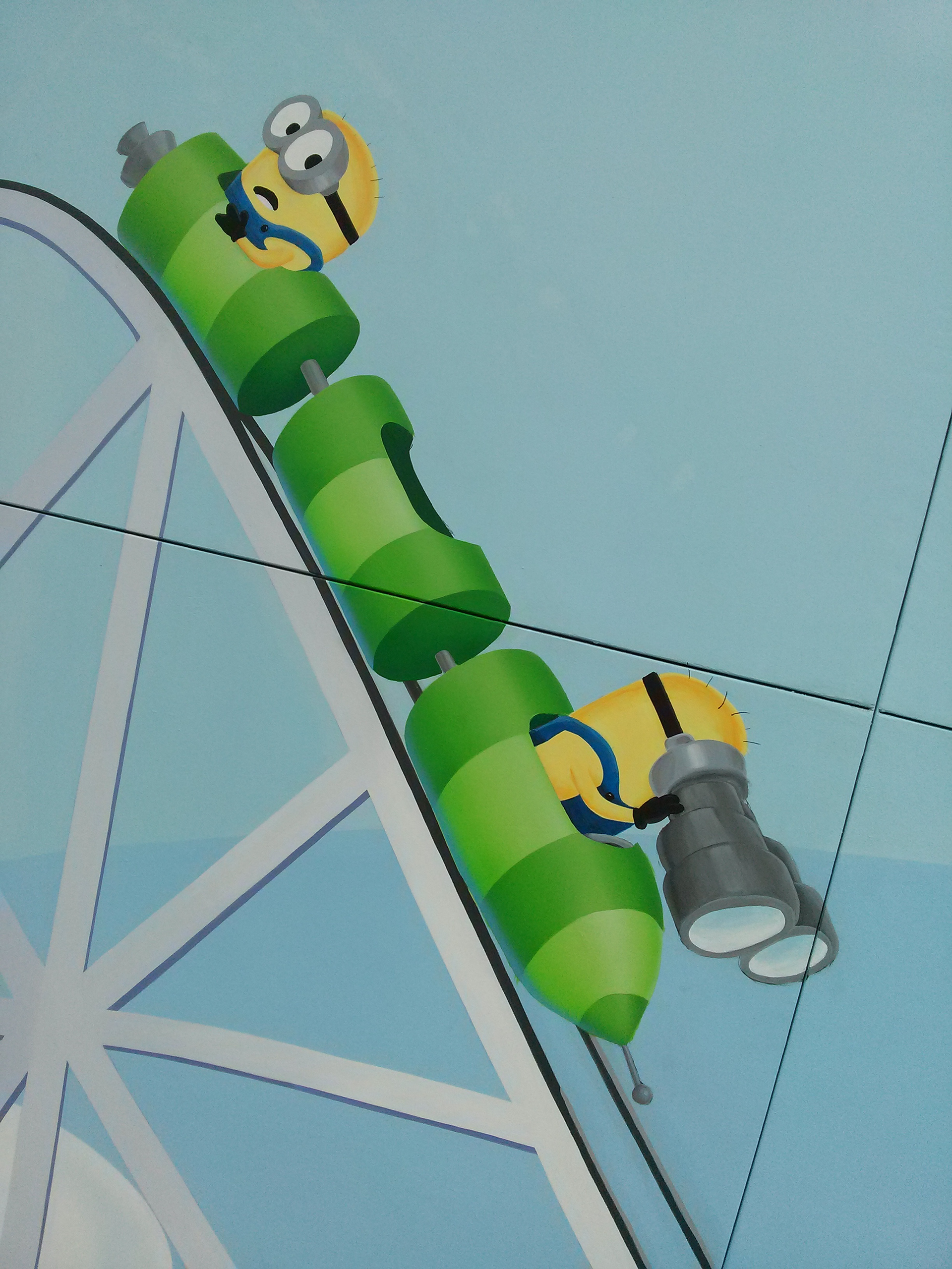 Wider detail of the mural