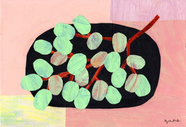 Green grape, 255*150mm, 2025