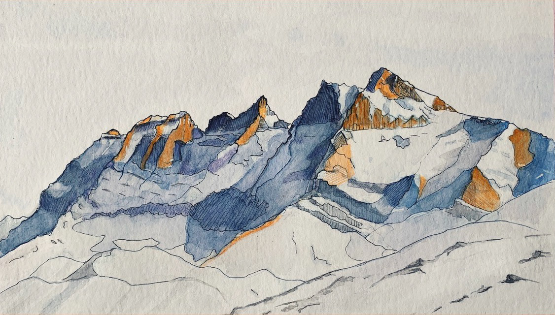 Les Dents du Midi - Valais (Suisse)