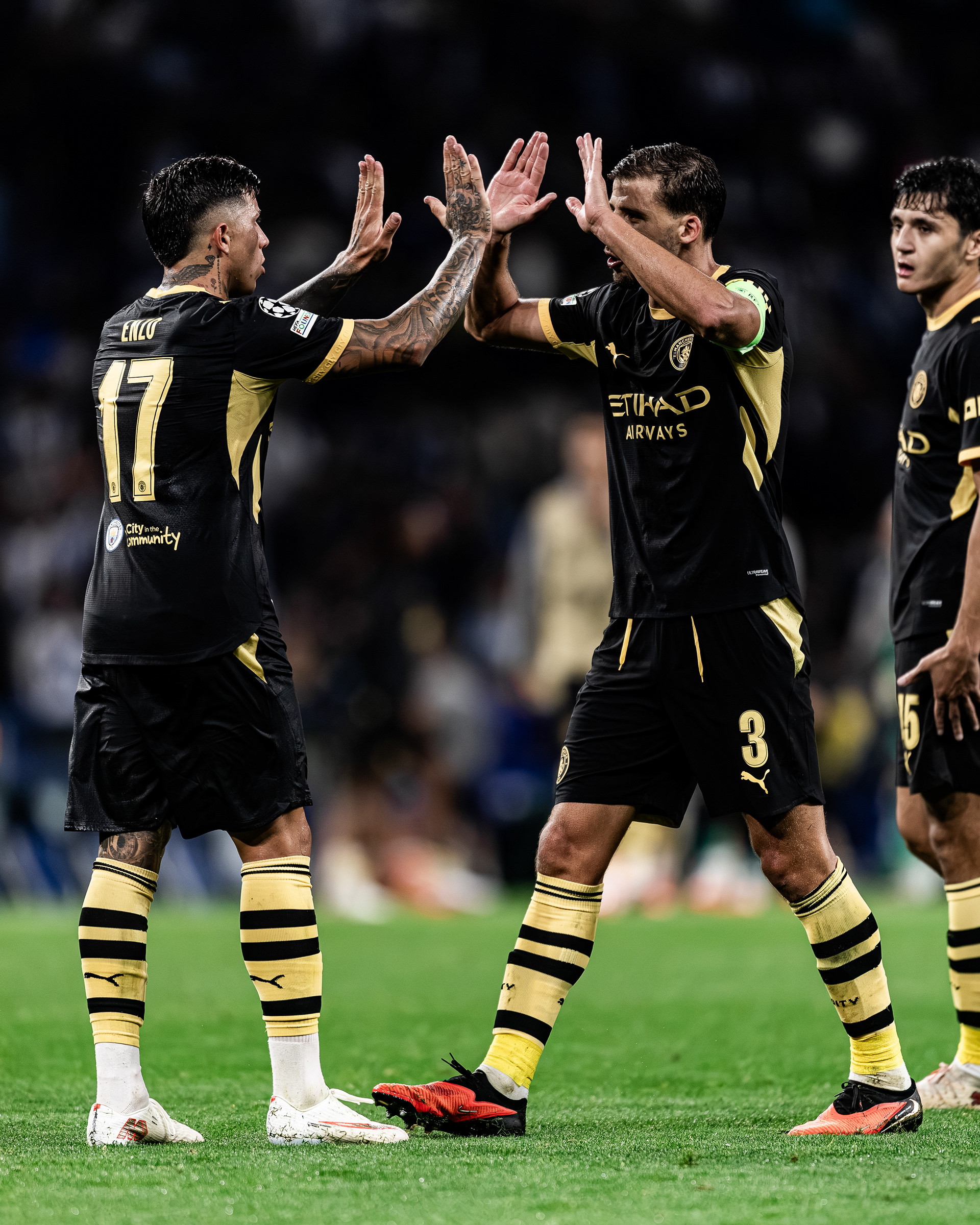 Ruben Dias e Enzo Fernandez - Man. City , FC Porto x Manchester City - UEFA Champions League ,  Estádio do Dragão, 08-09-2026