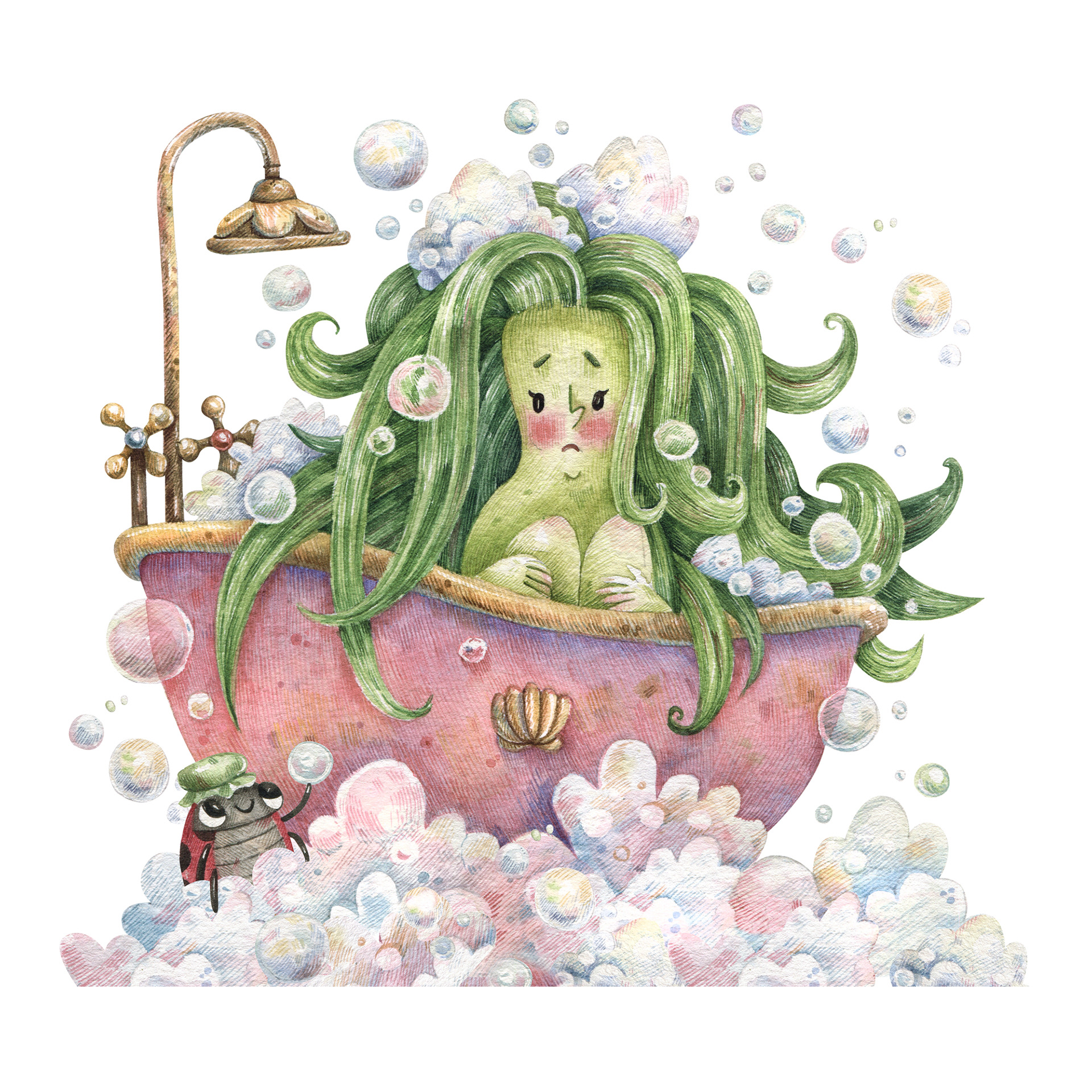 Illustration for the book “Beans”, published by Polyandria