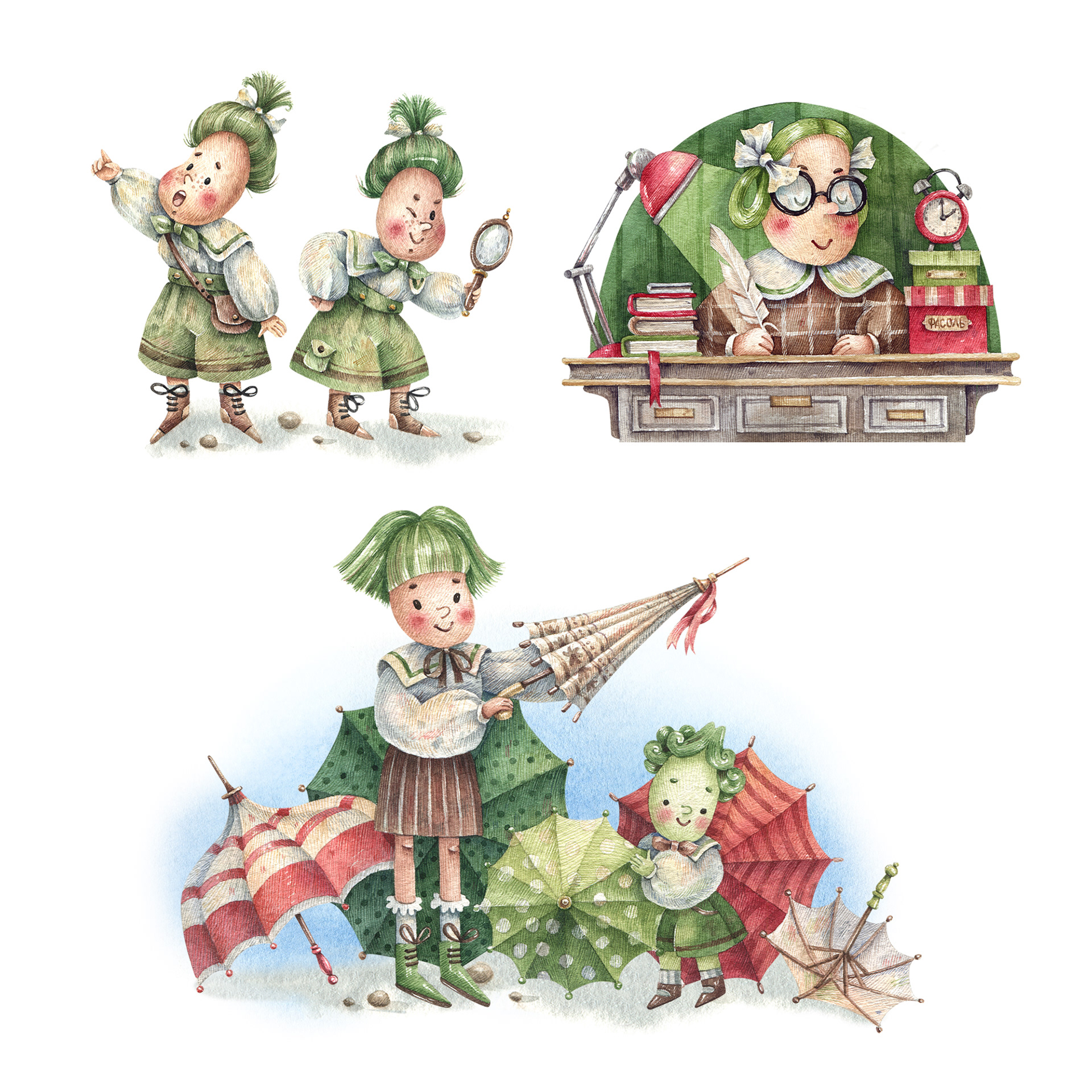 Illustration for the book “Beans”, published by Polyandria