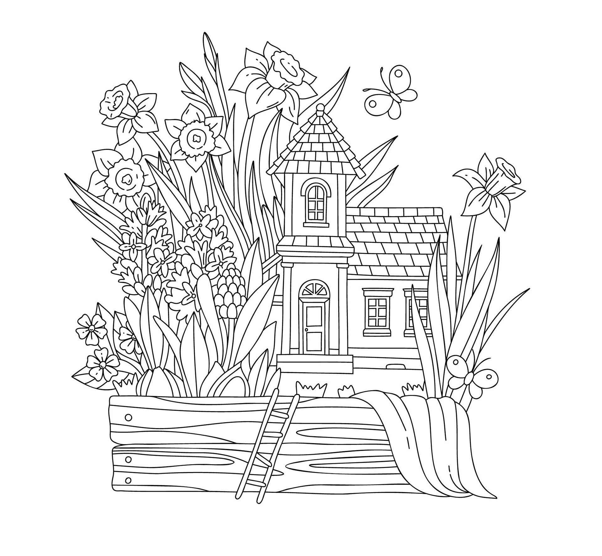  - Coloring Page for a Personal Project