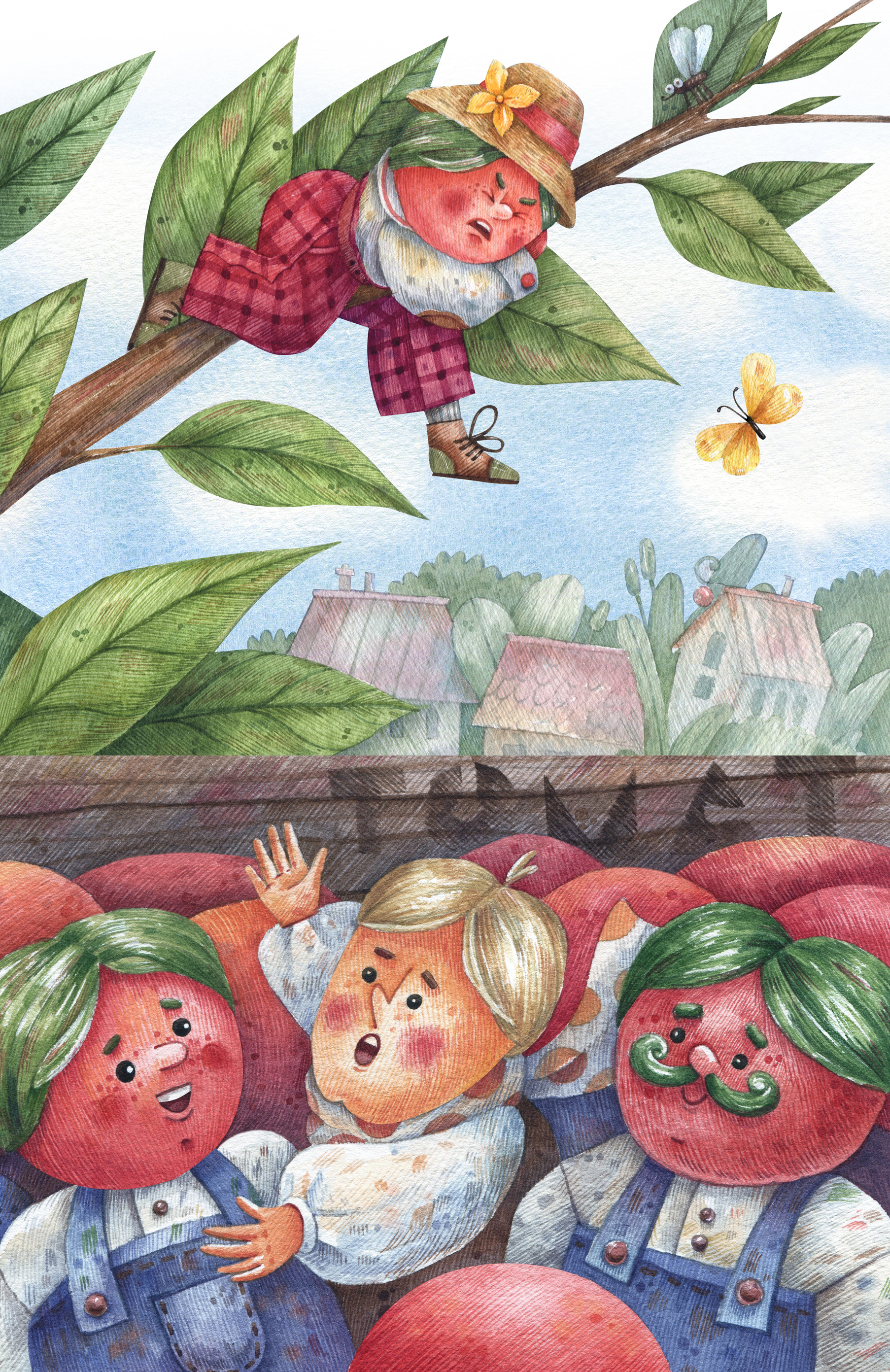 Illustration for the book “Beans”, published by Polyandria