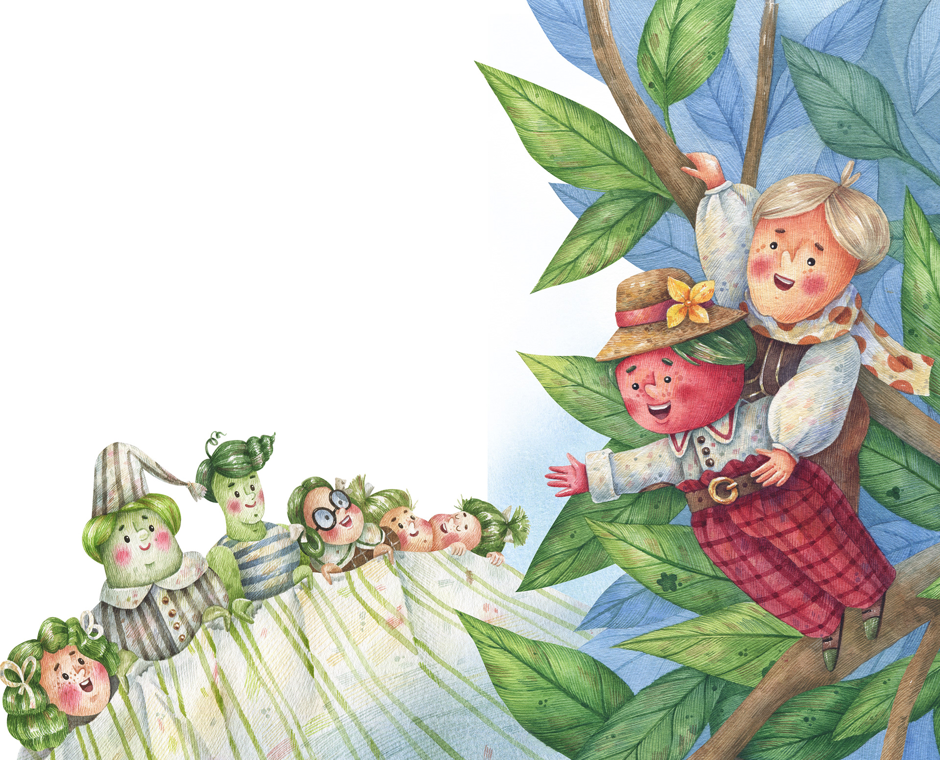 Illustration for the book “Beans”, published by Polyandria