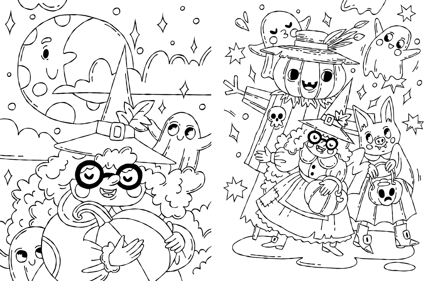 illustrations for the coloring app – Lake Coloring