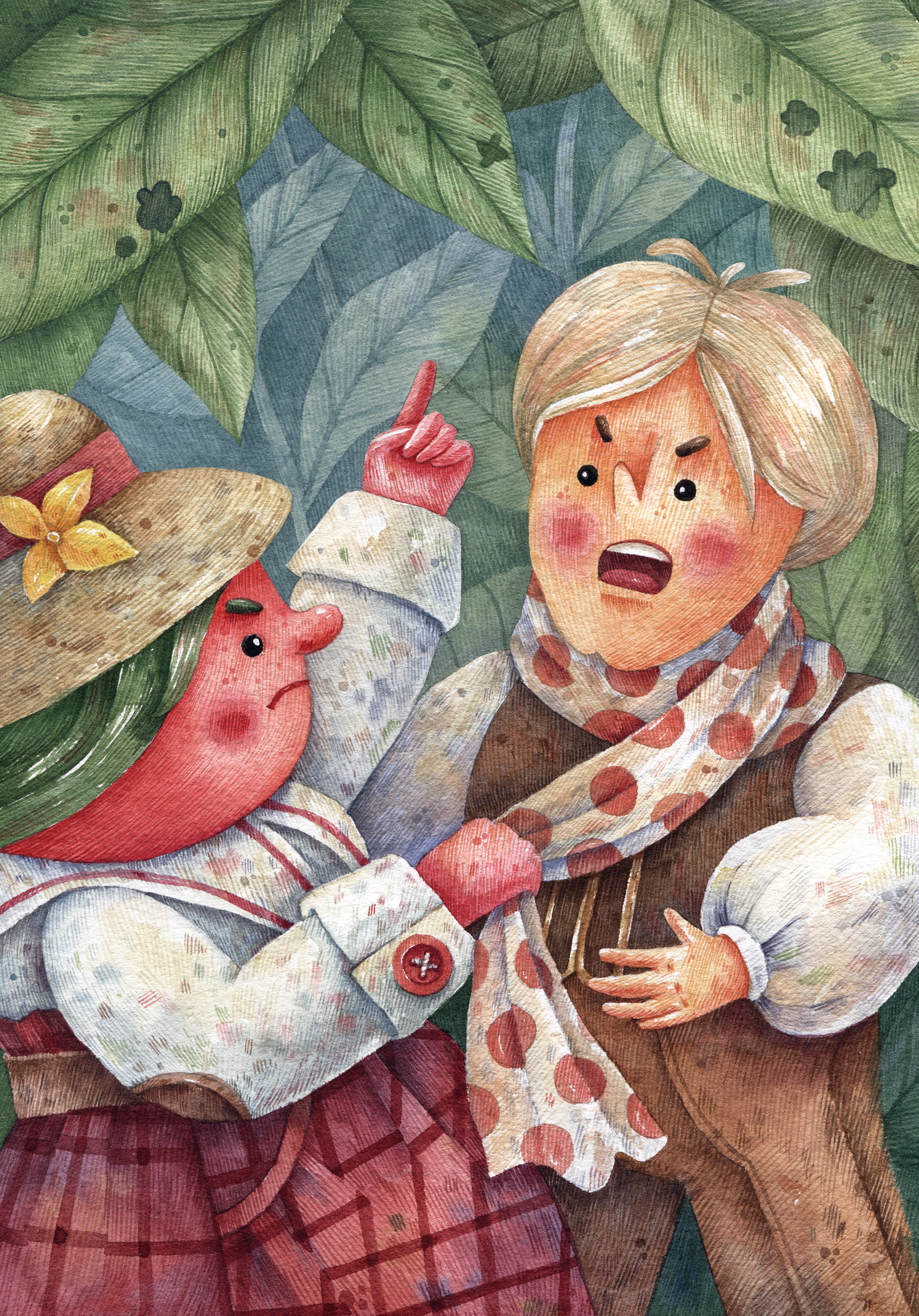 Illustration for the book “Beans”, published by Polyandria