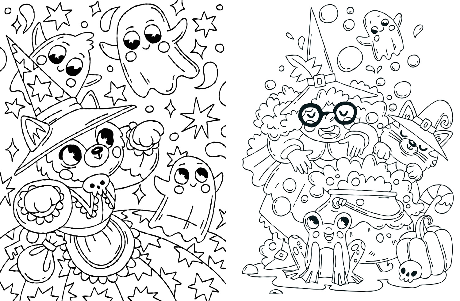 illustrations for the coloring app – Lake Coloring