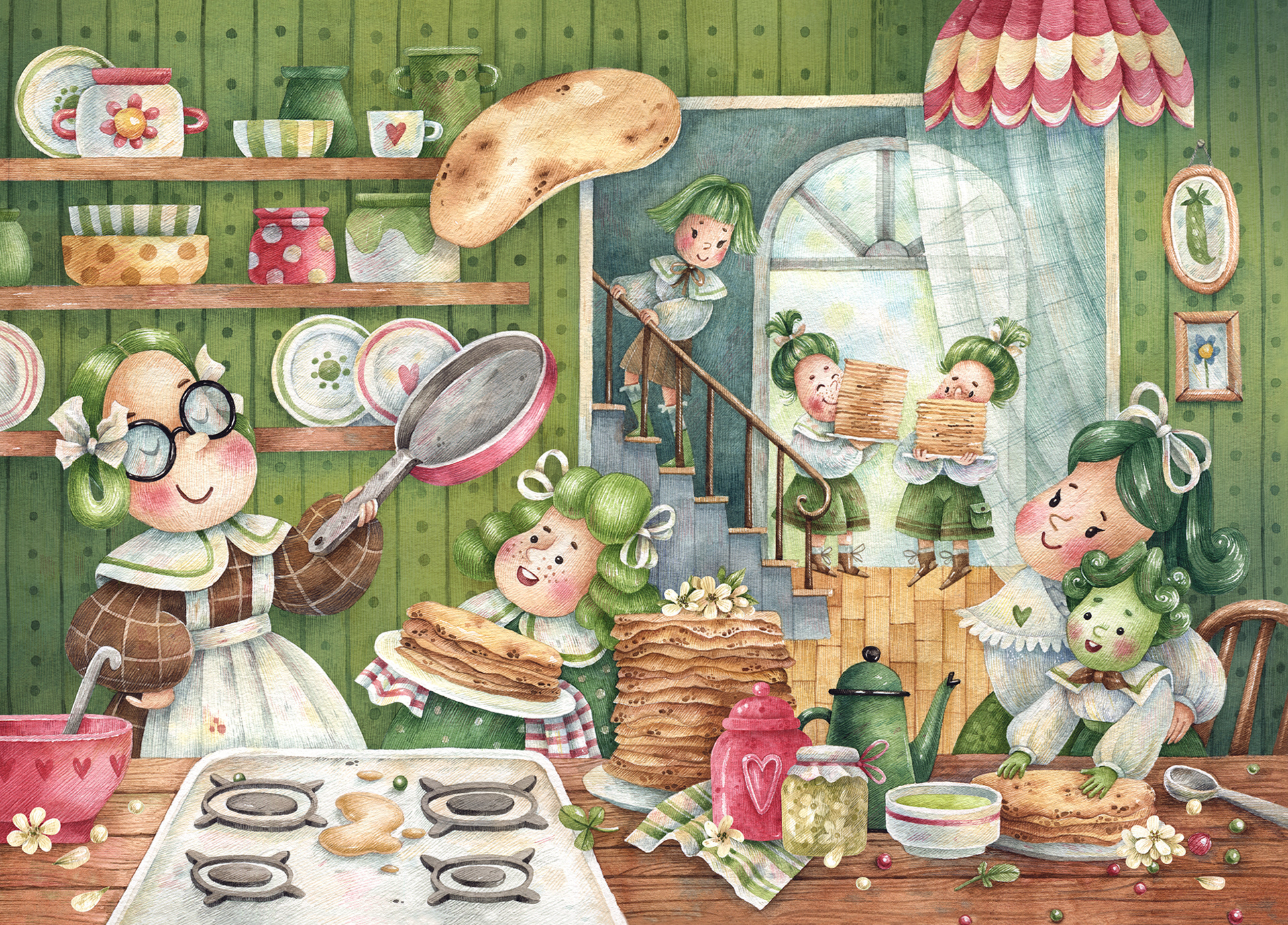 Illustration for the book “Beans”, published by Polyandria