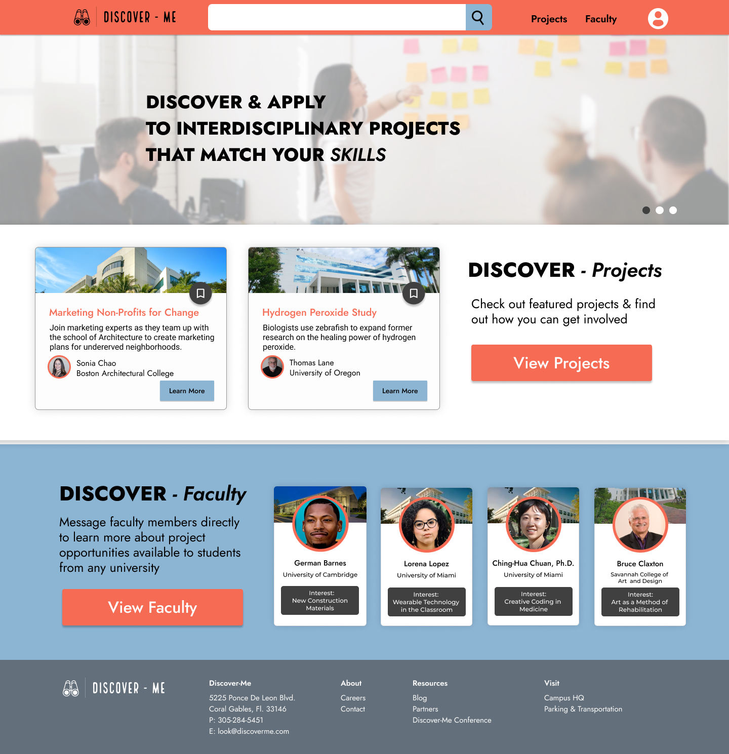 Logged-Out Landing Page