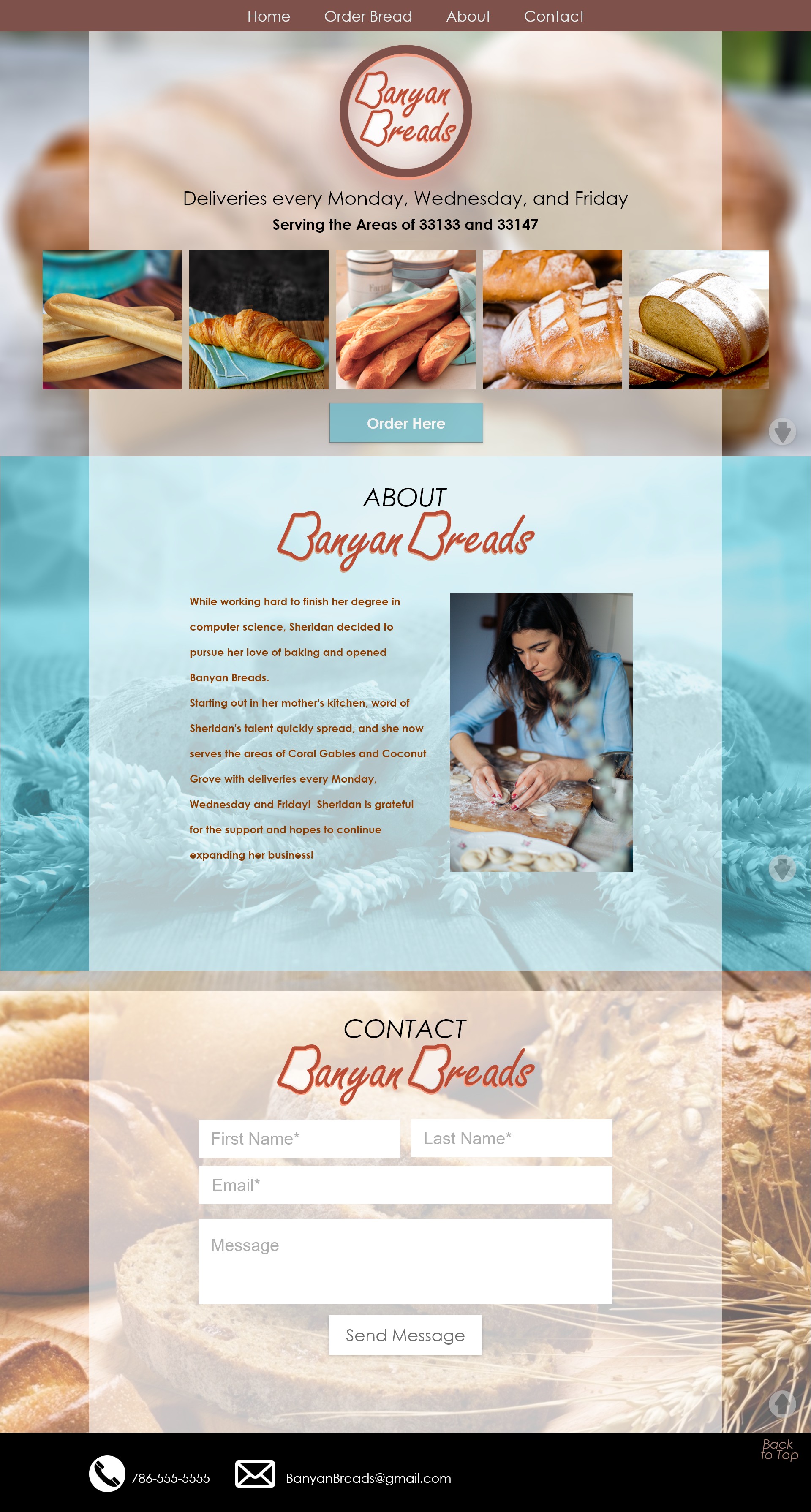 Main Page Layout
