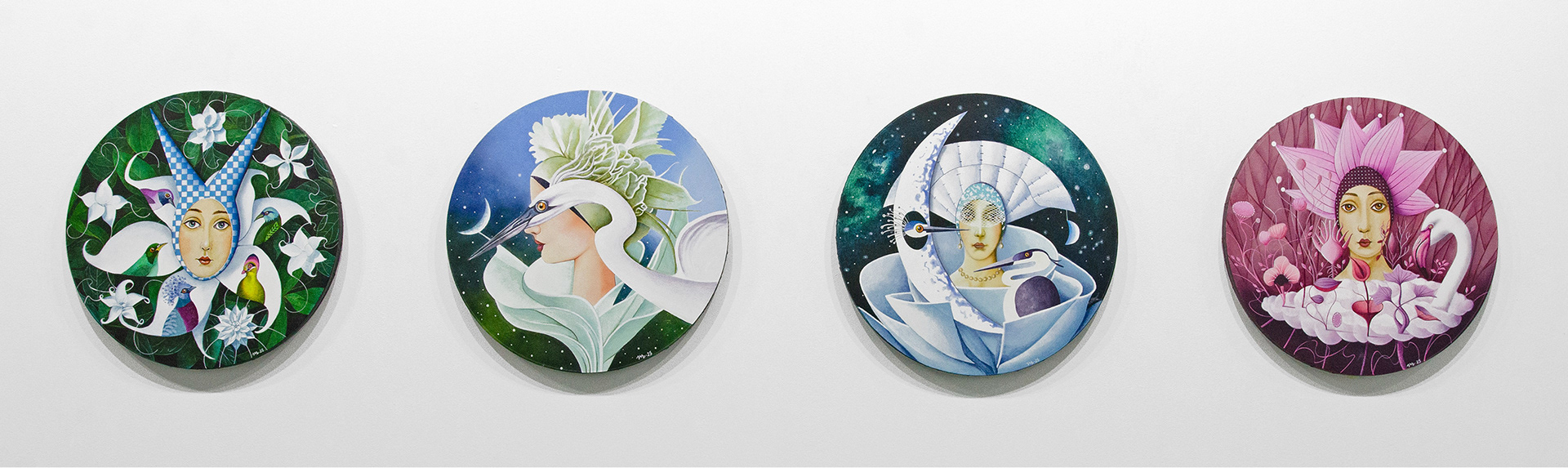 "Melancholia" Series, acrylic on canvas, 40 cm