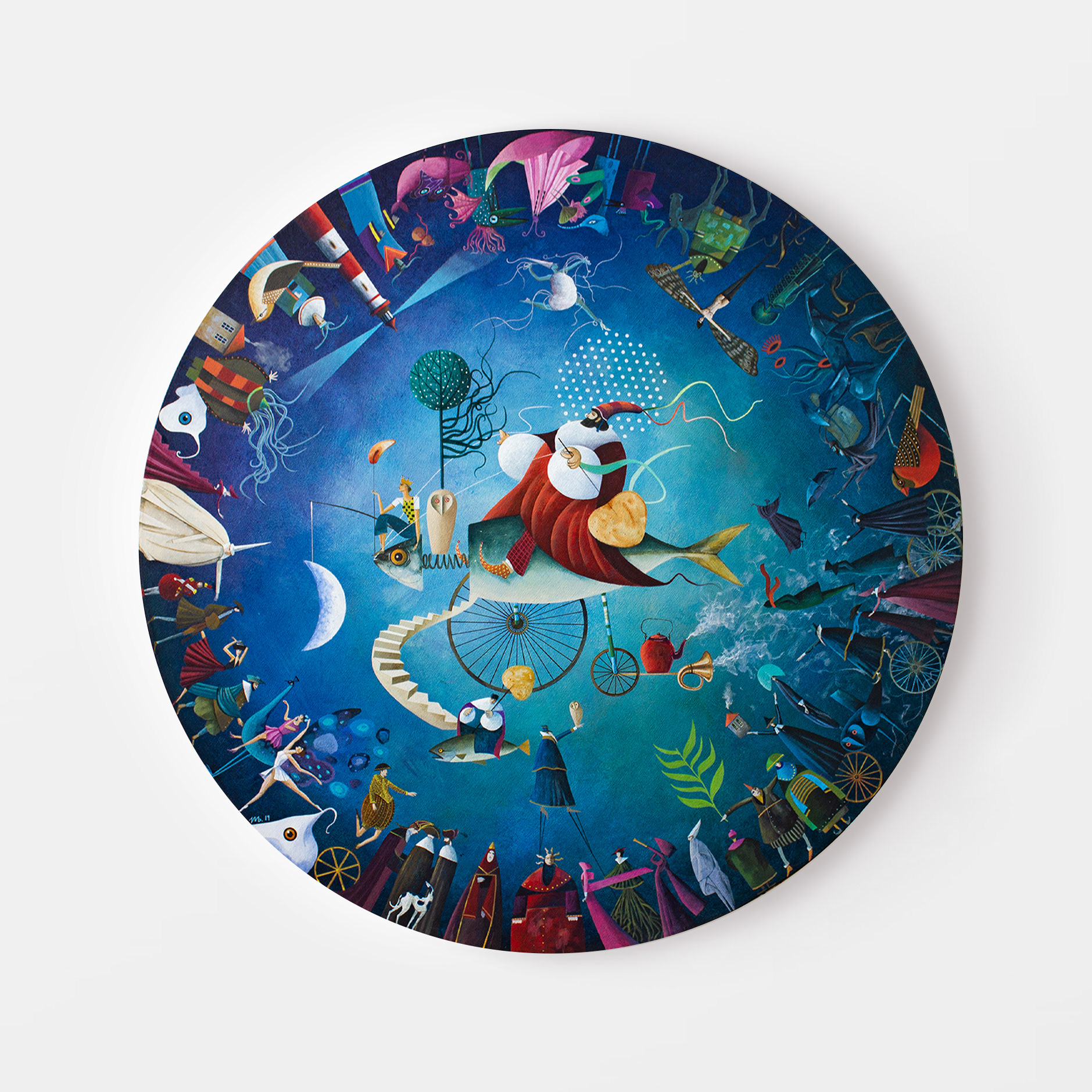 "Pura Magia", acrylic on canvas, 110 cm