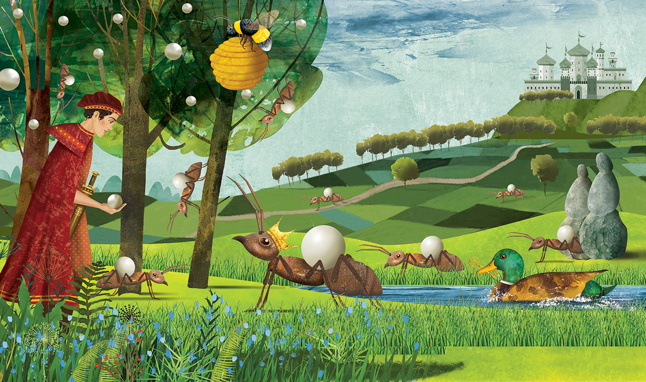 "Queen Bee" by the Brothers Grimm/Mondadori Publishing/2023