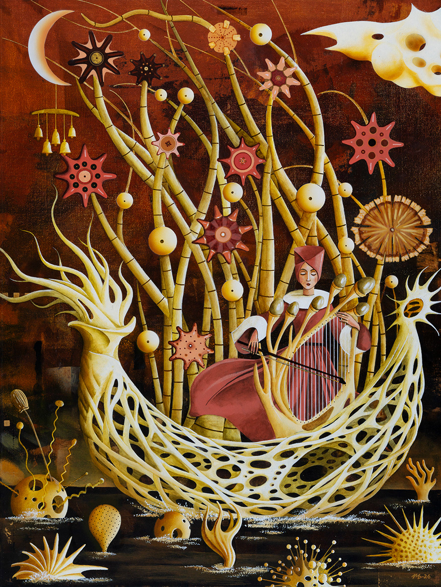 "Star of the Sea", 80x60 cm, acrylic on canvas