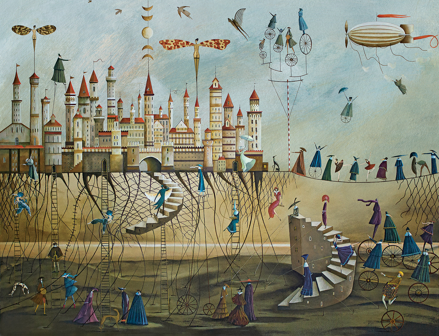 "The Return", acrylic on canvas, 100x130 cm
