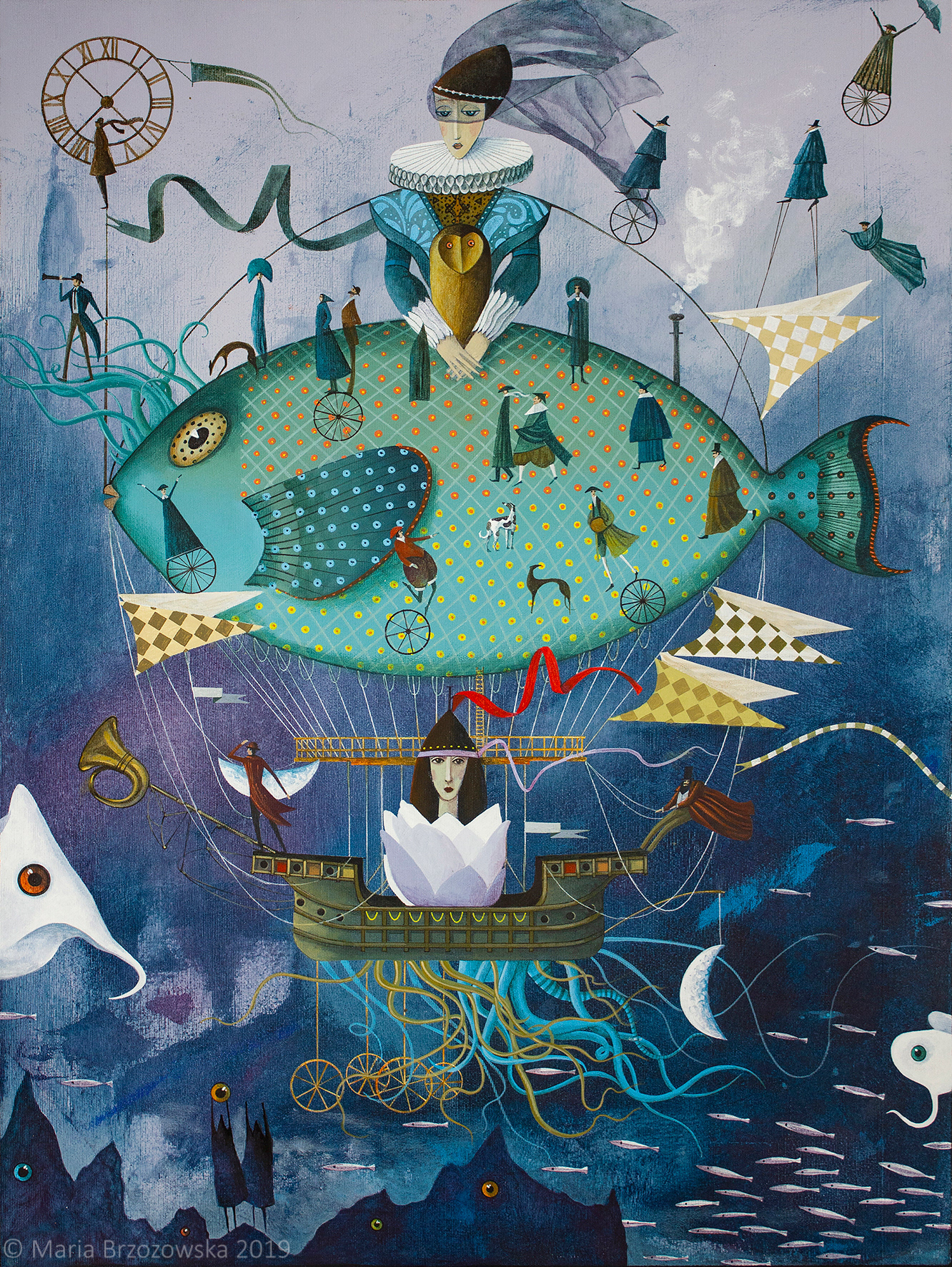 "The Birth of a Dream", acrylic on canvas, 60x80 cm