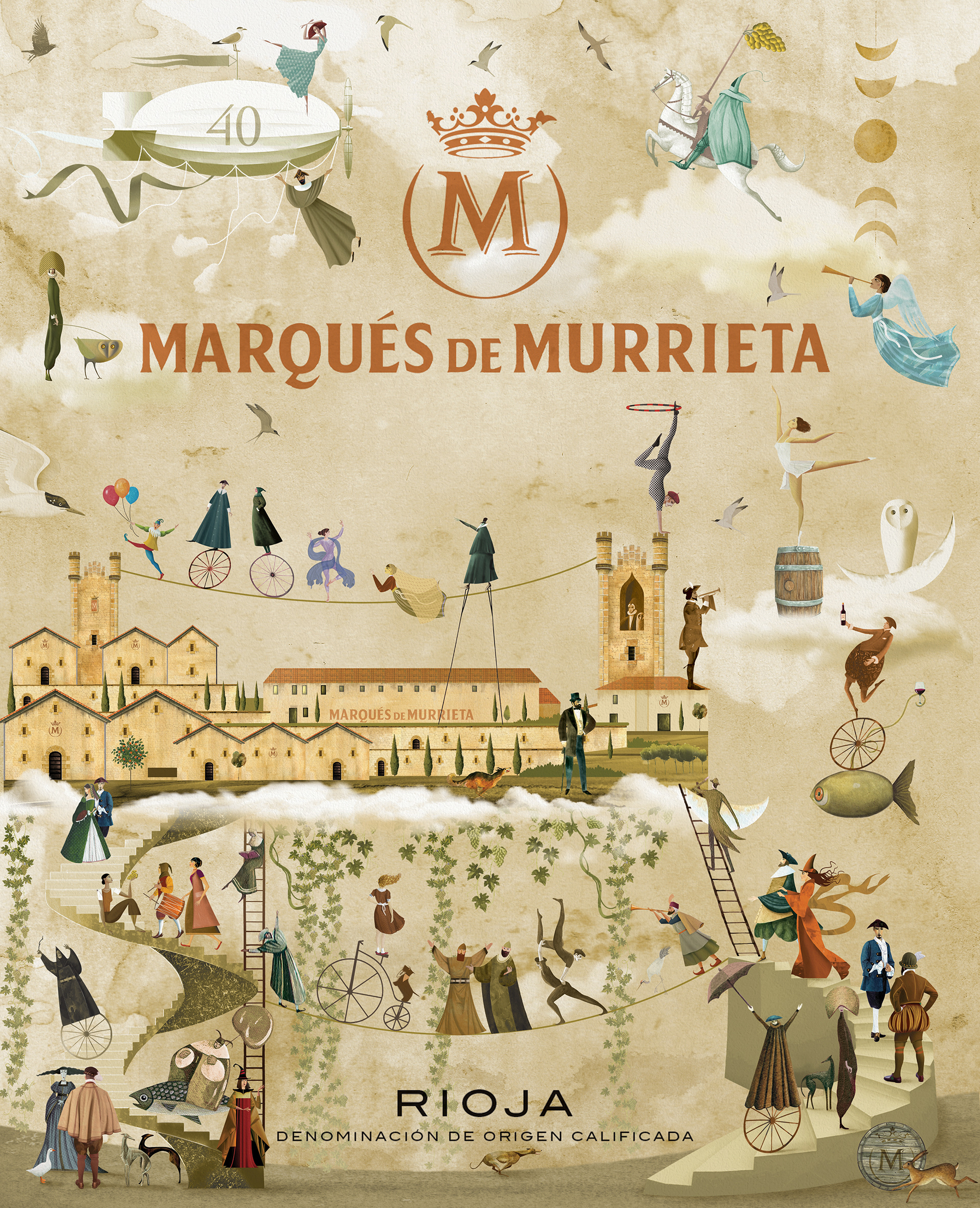 Wine Label Design/Marques de Murrieta Winery/2023