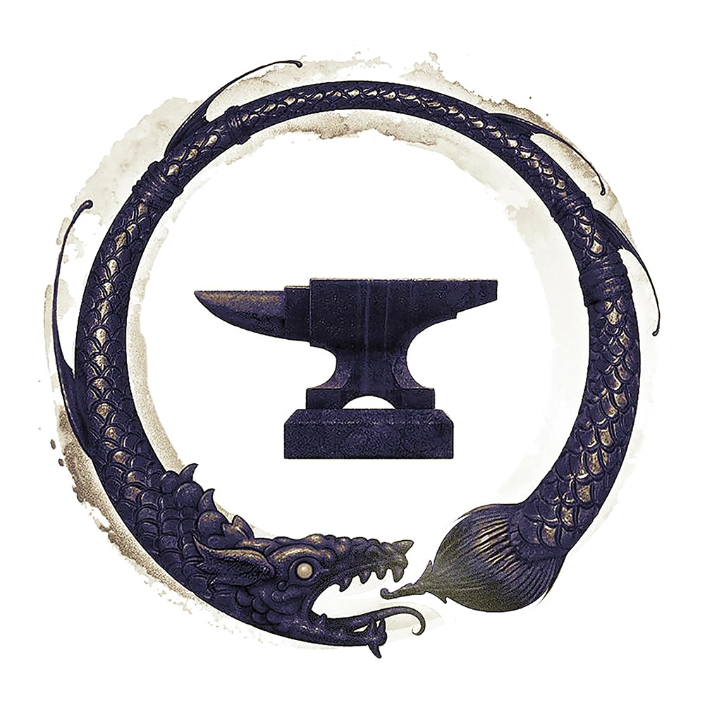 Print and web ident work for fine art blacksmith Dyed Wynn Jones.