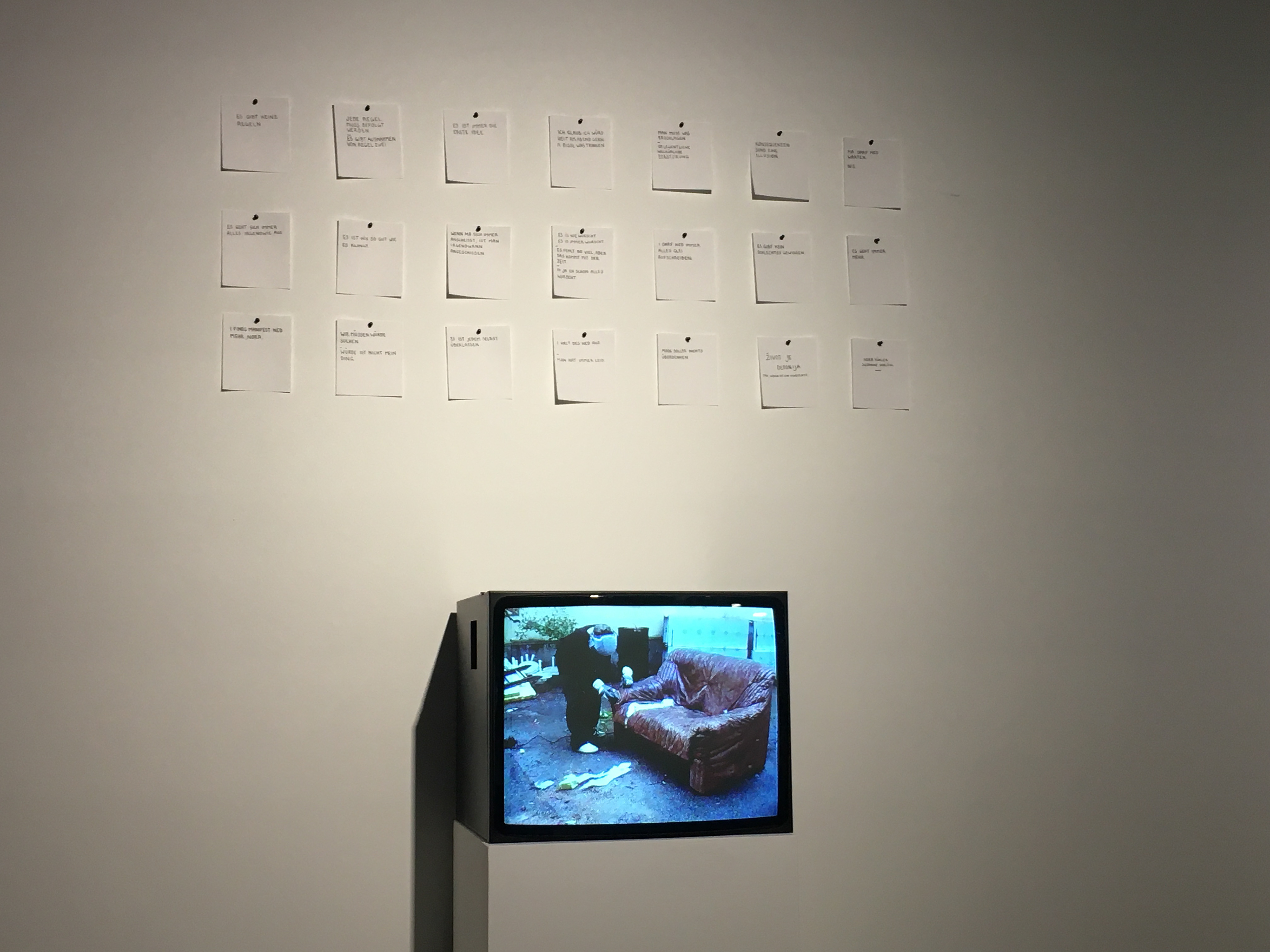 Videoinstallation/Manifesto at Universalmuseum Joanneum Graz, 2020
