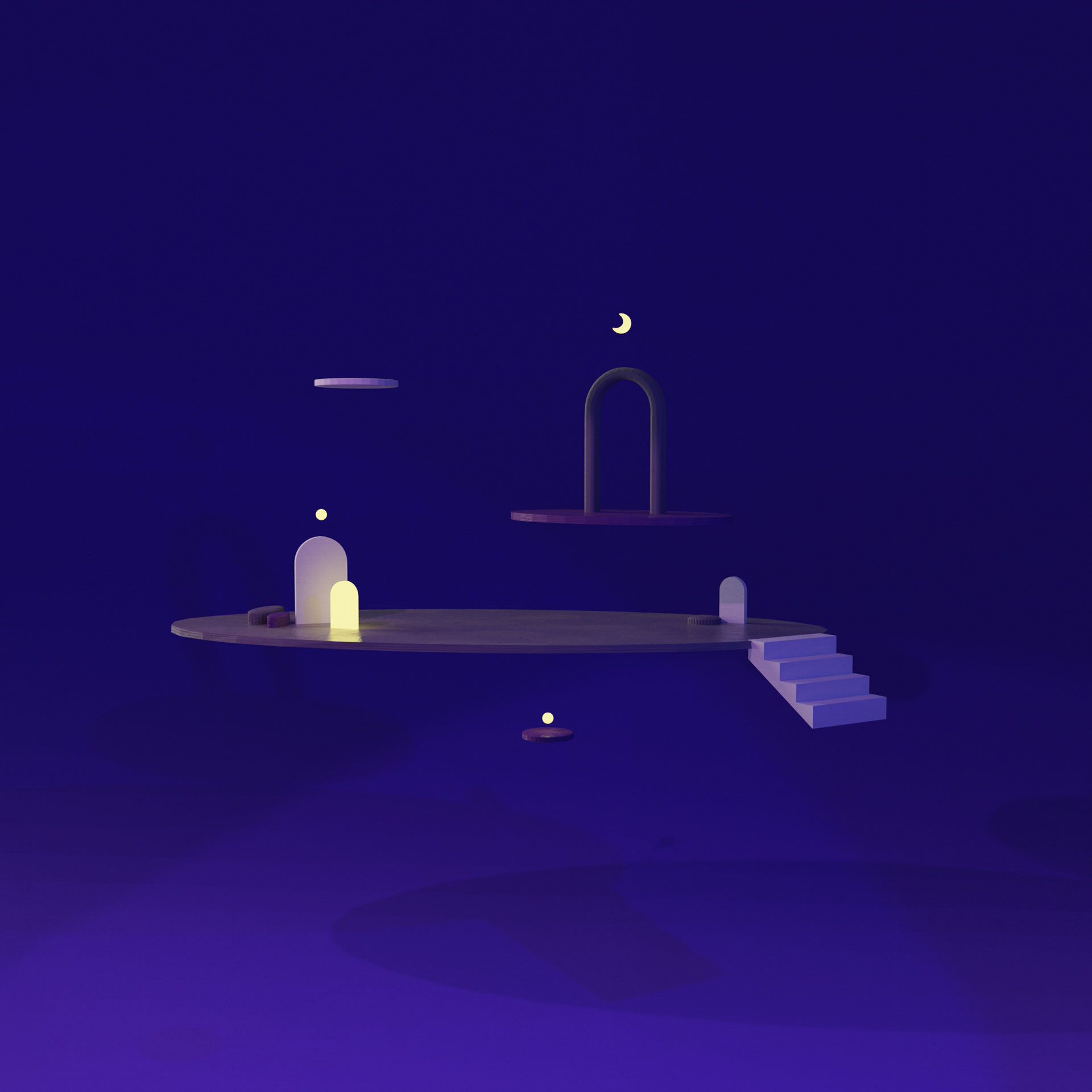 Moonscape – Digital Landscape – Blender