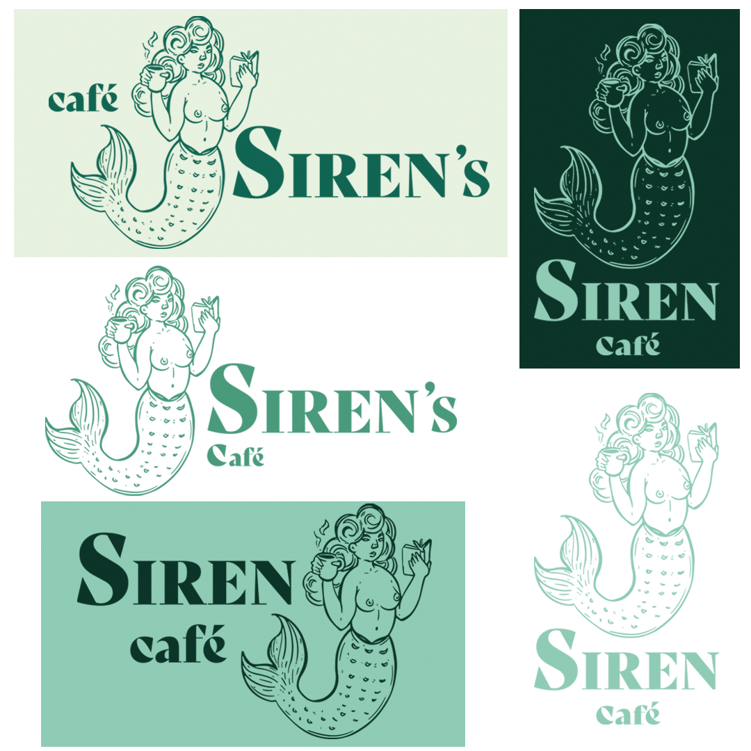 Prueba de color y variación en el isologotipo