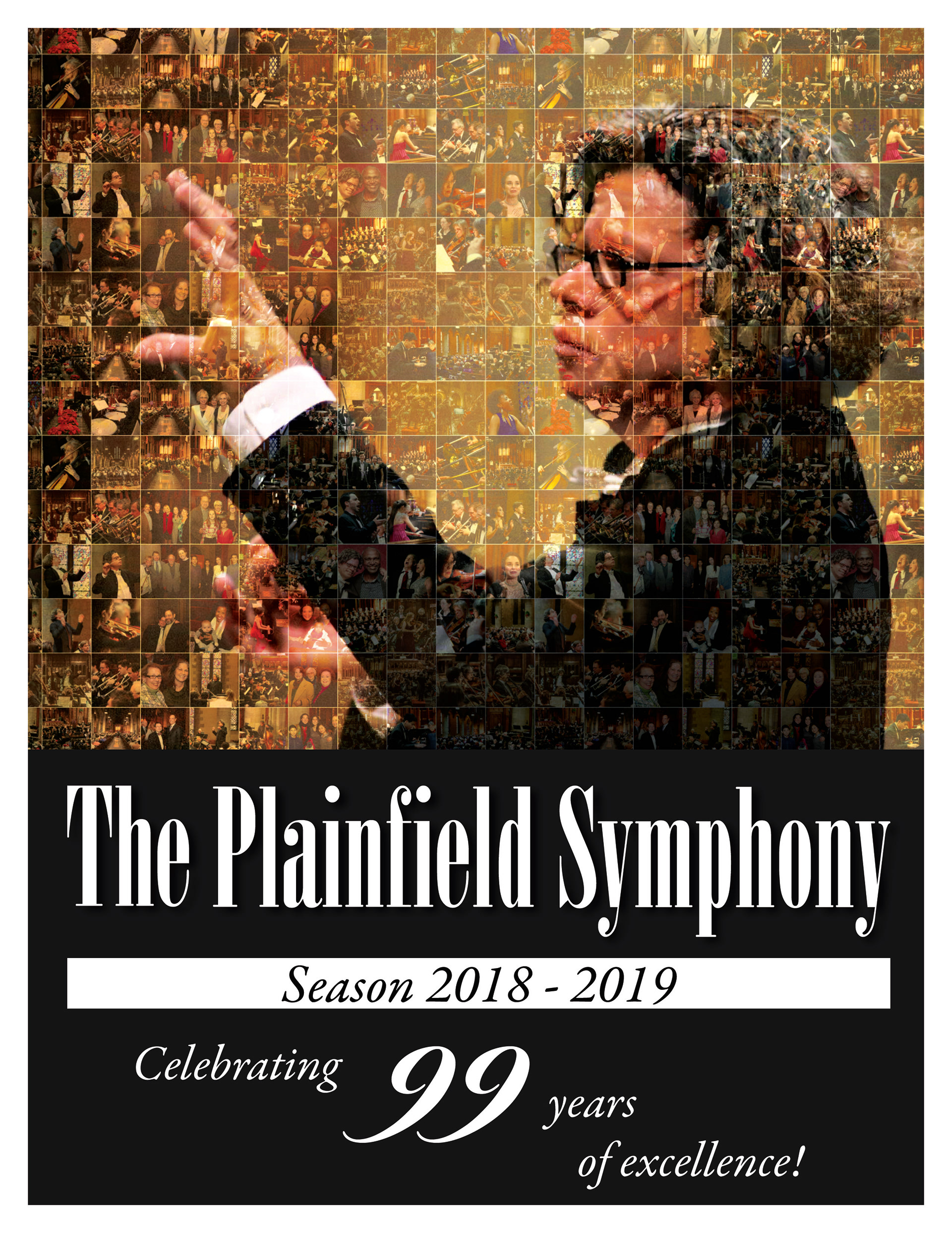 The Plainfield Symphony Anniversary Poster