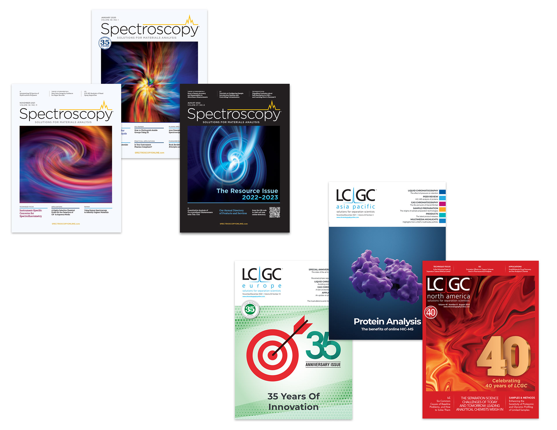 Spectroscopy, LCGC (North America, Europe, Asia Pacific)