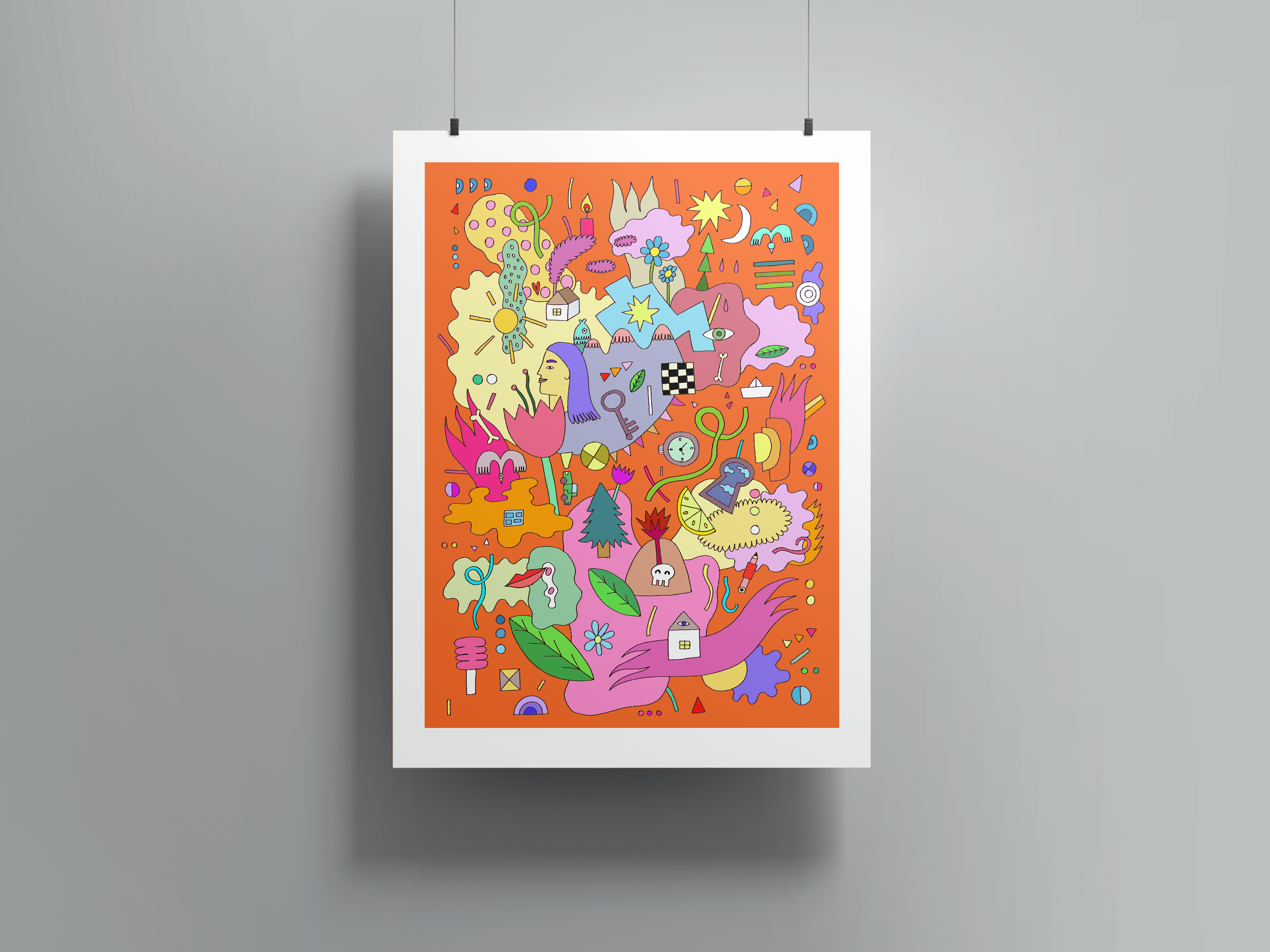 Chaos, 30x40cm, edícia 99ks, 25eur