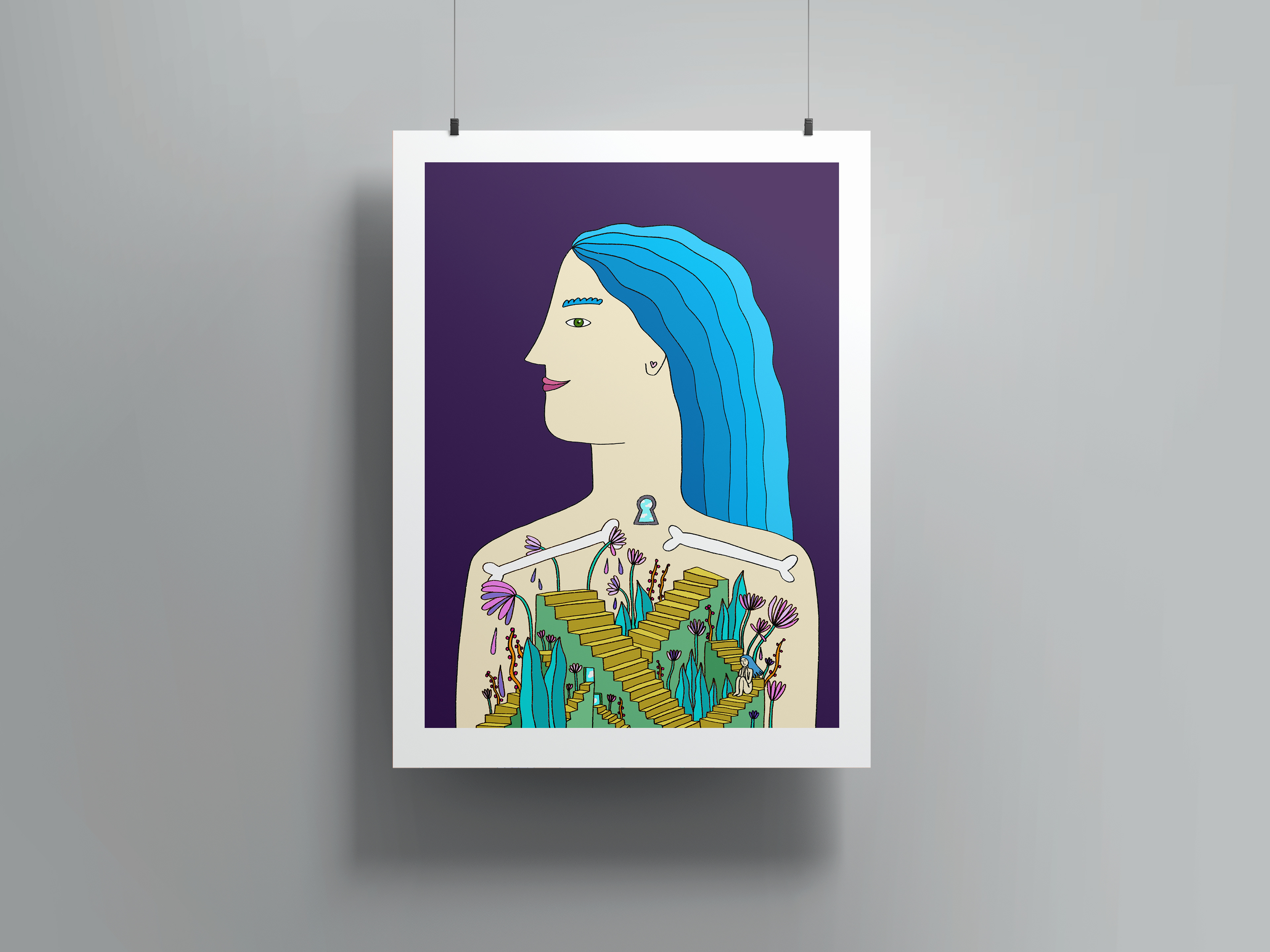 Dnu je von, 30x40cm, edícia 99ks, 25eur