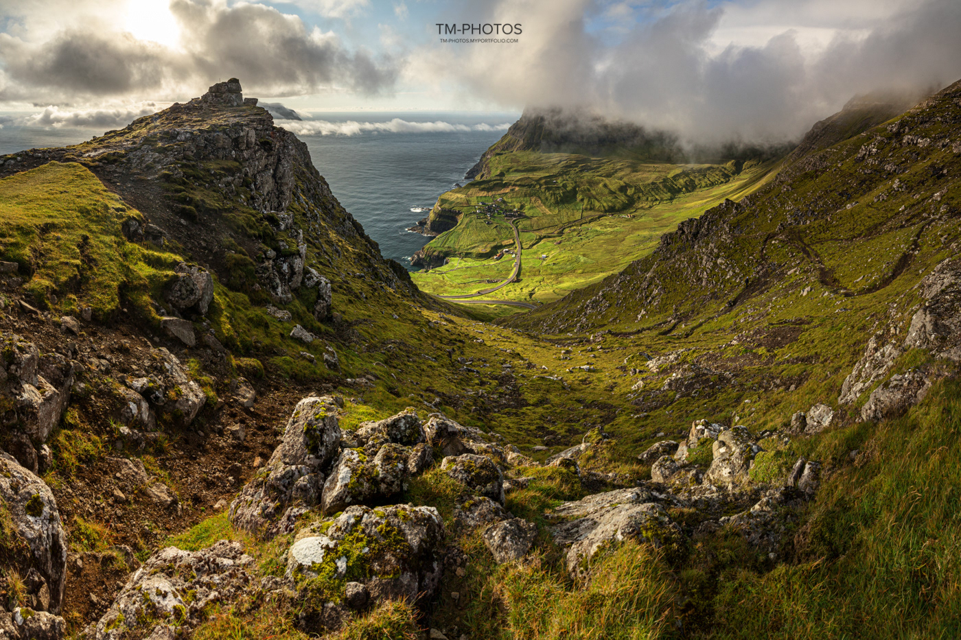 wyspy owcze faroe islands gasadalur