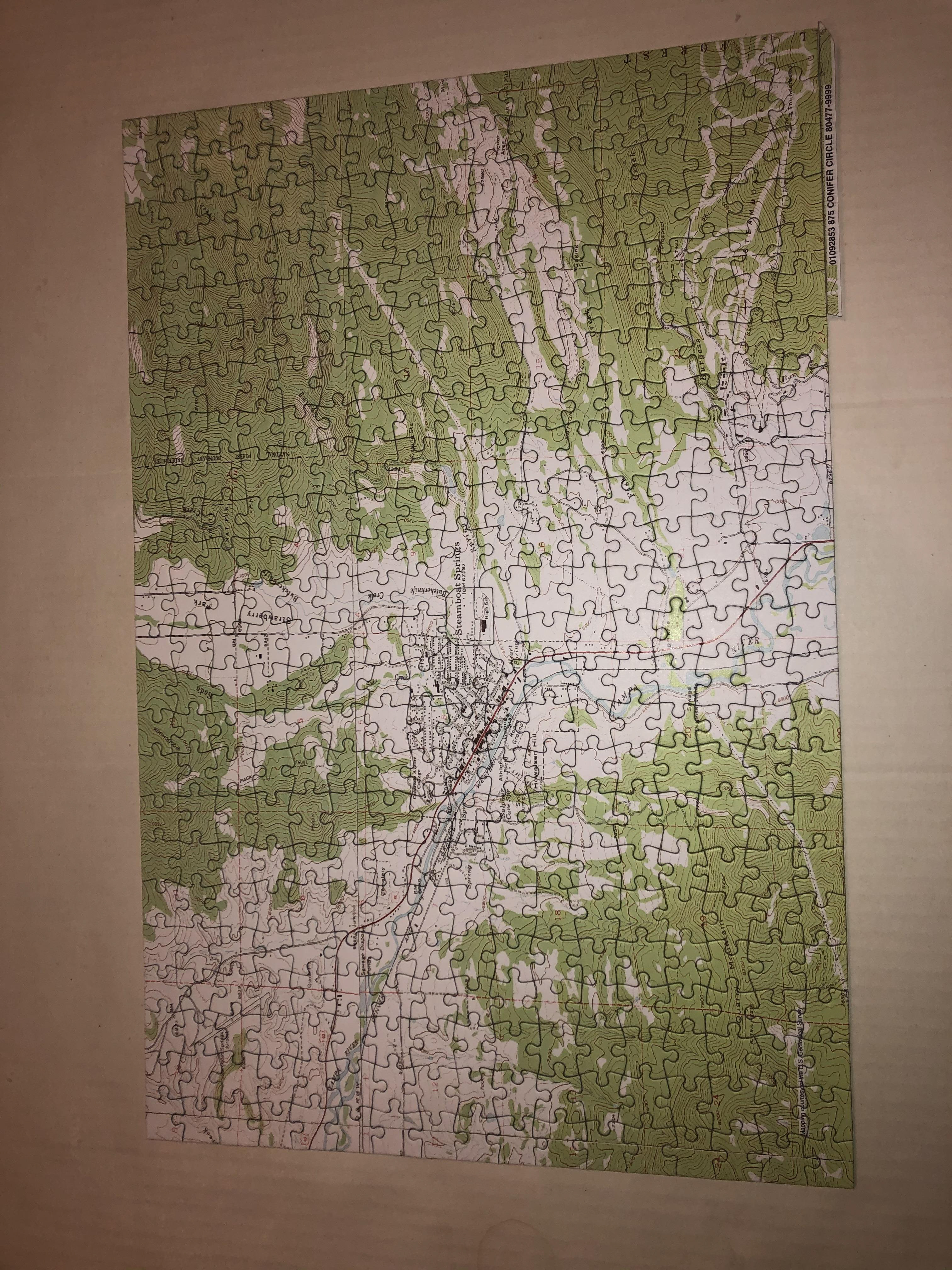 A map of my hometown.