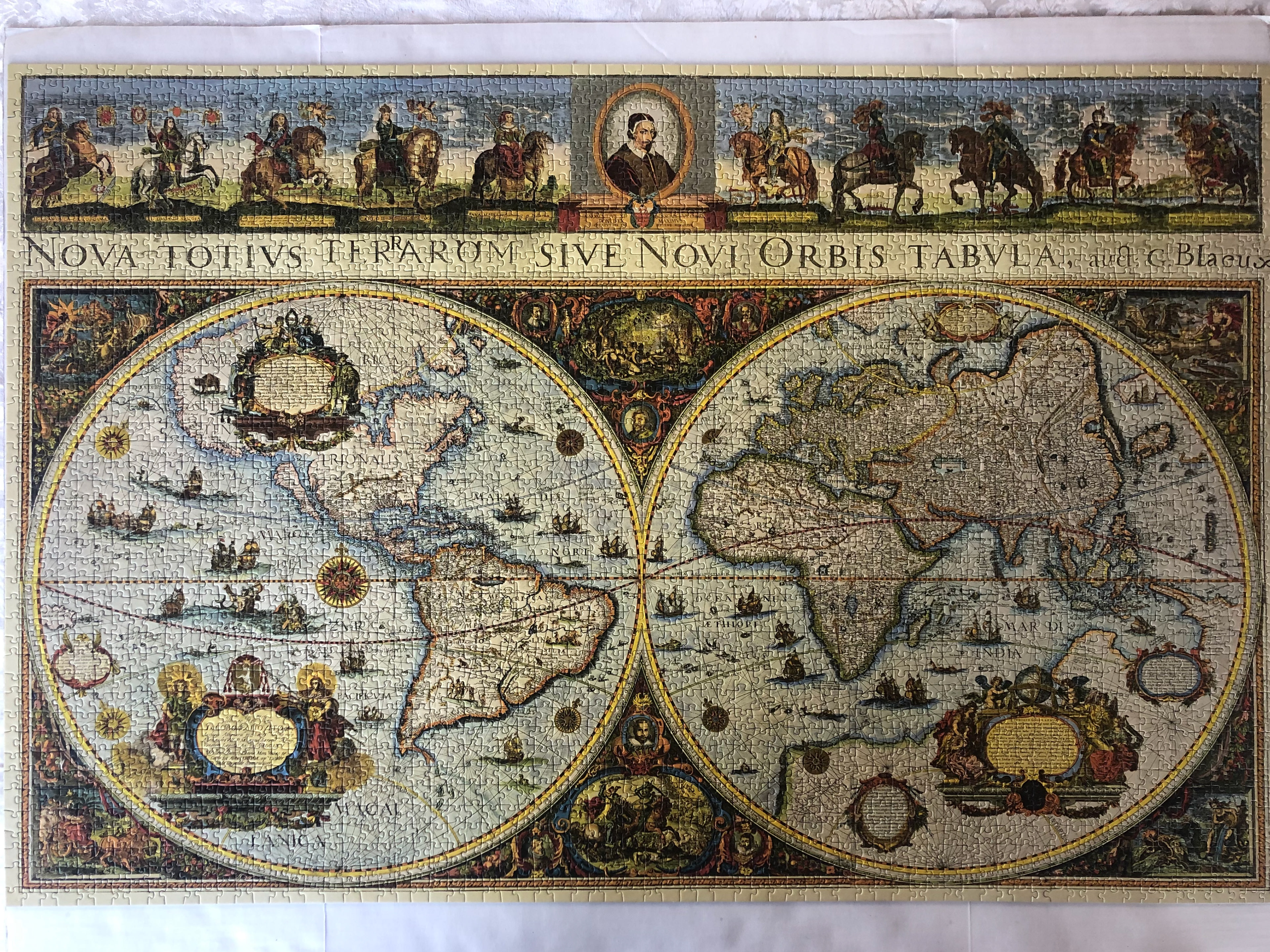 The biggest Puzzle I've done (3500 pieces).