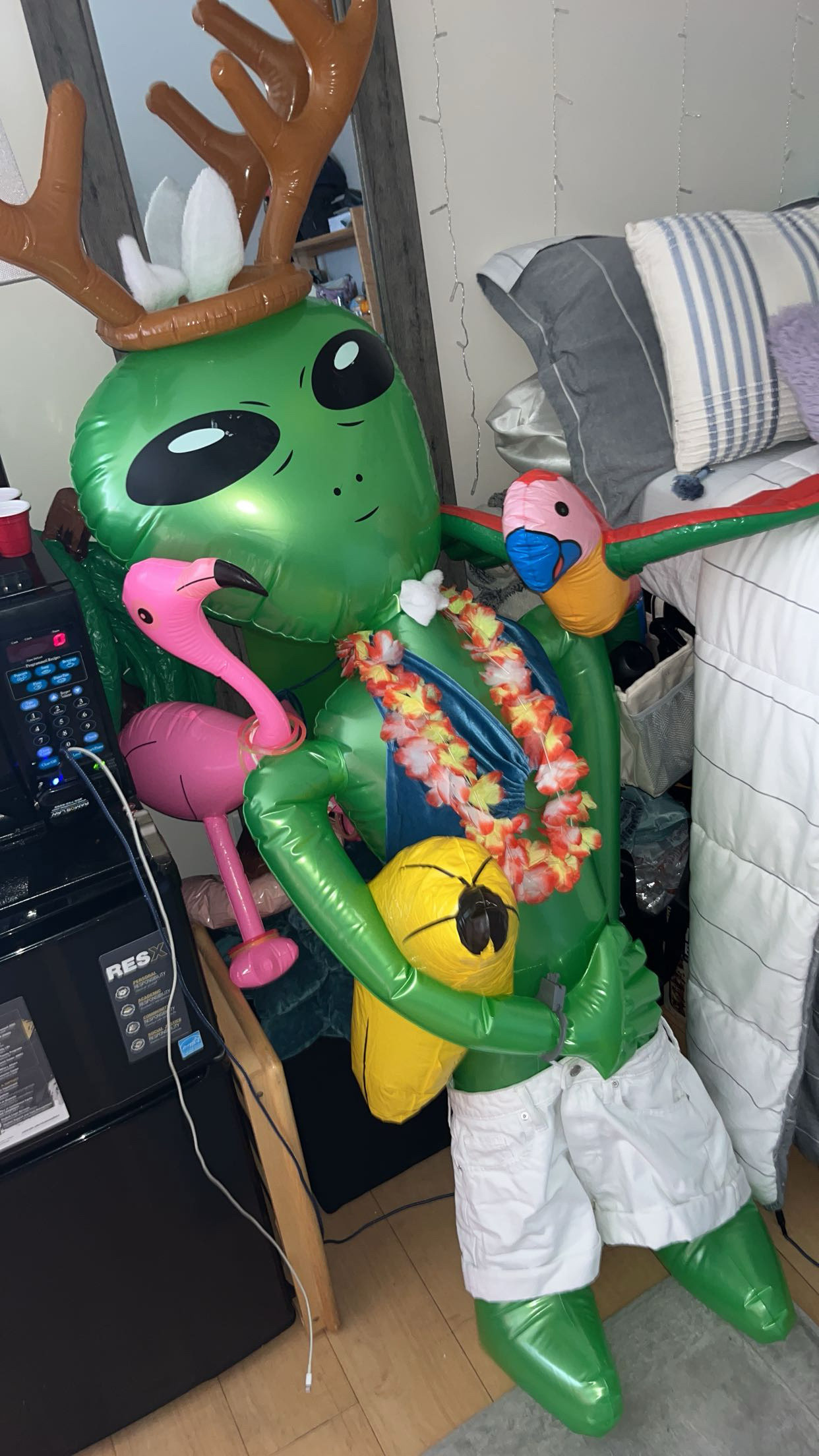 These are his friends.