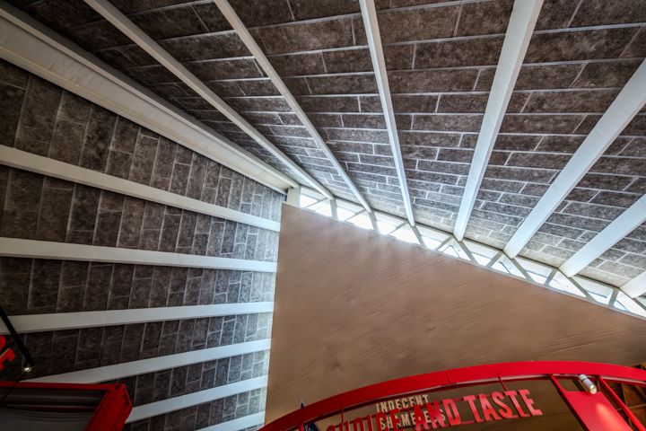 Ceiling Structure and Directional Signage