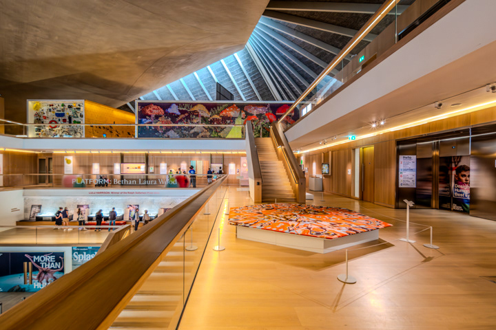 Yellow Stairs and Gallery Circulation