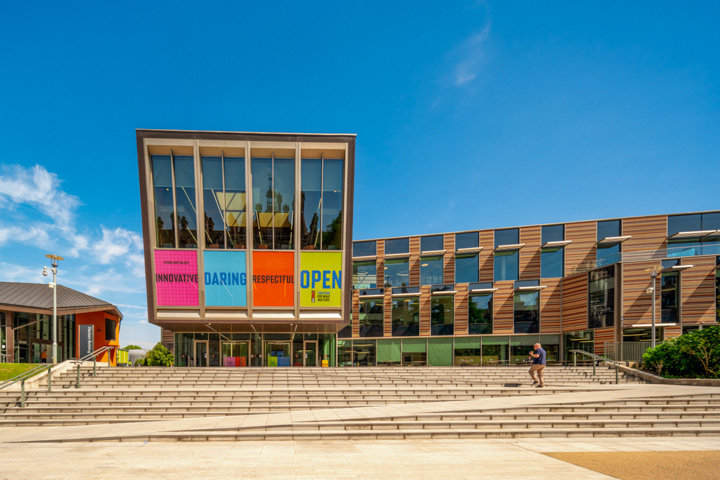 David Hockney Building Exterior and Entrance