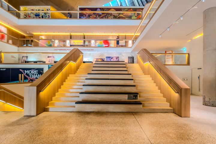 Central Staircase and Multi-Level Atrium