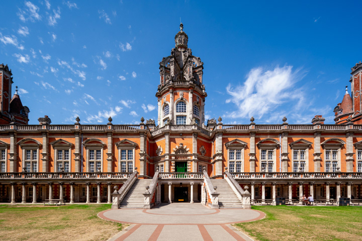 Founder's Building Front Facade and Forecourt