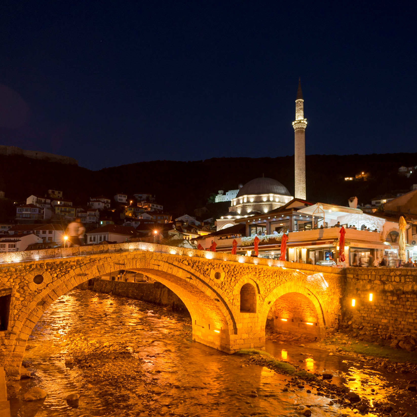 Kosovo, Prizren, コソボ, プリズレン, 夜景