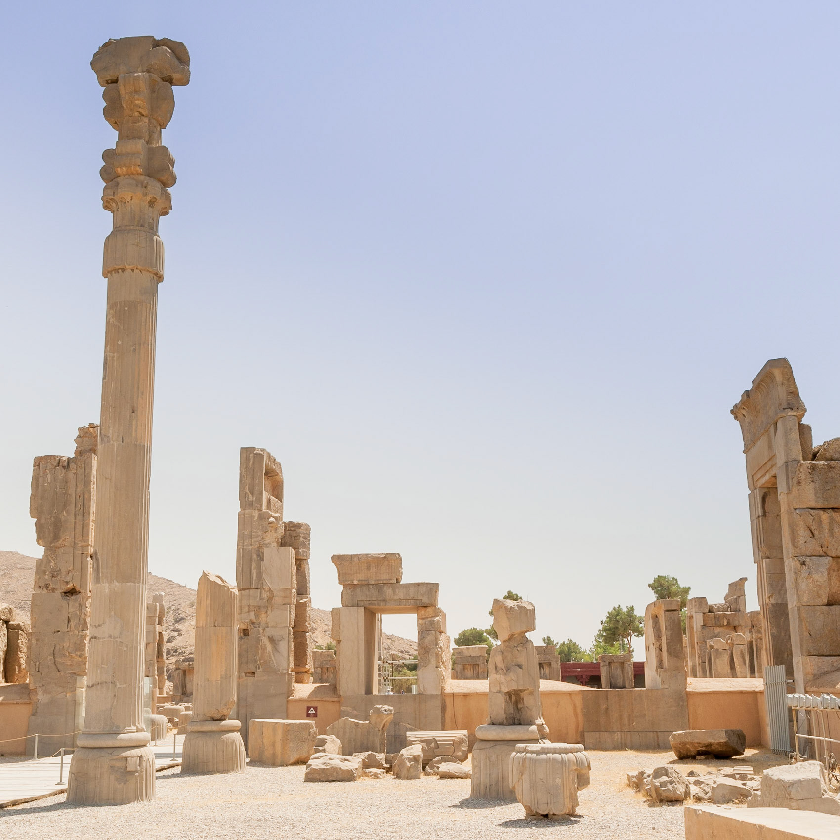 Apadana, Persepolis, ペルセポリス, 遺跡, 石柱, アパダーナ