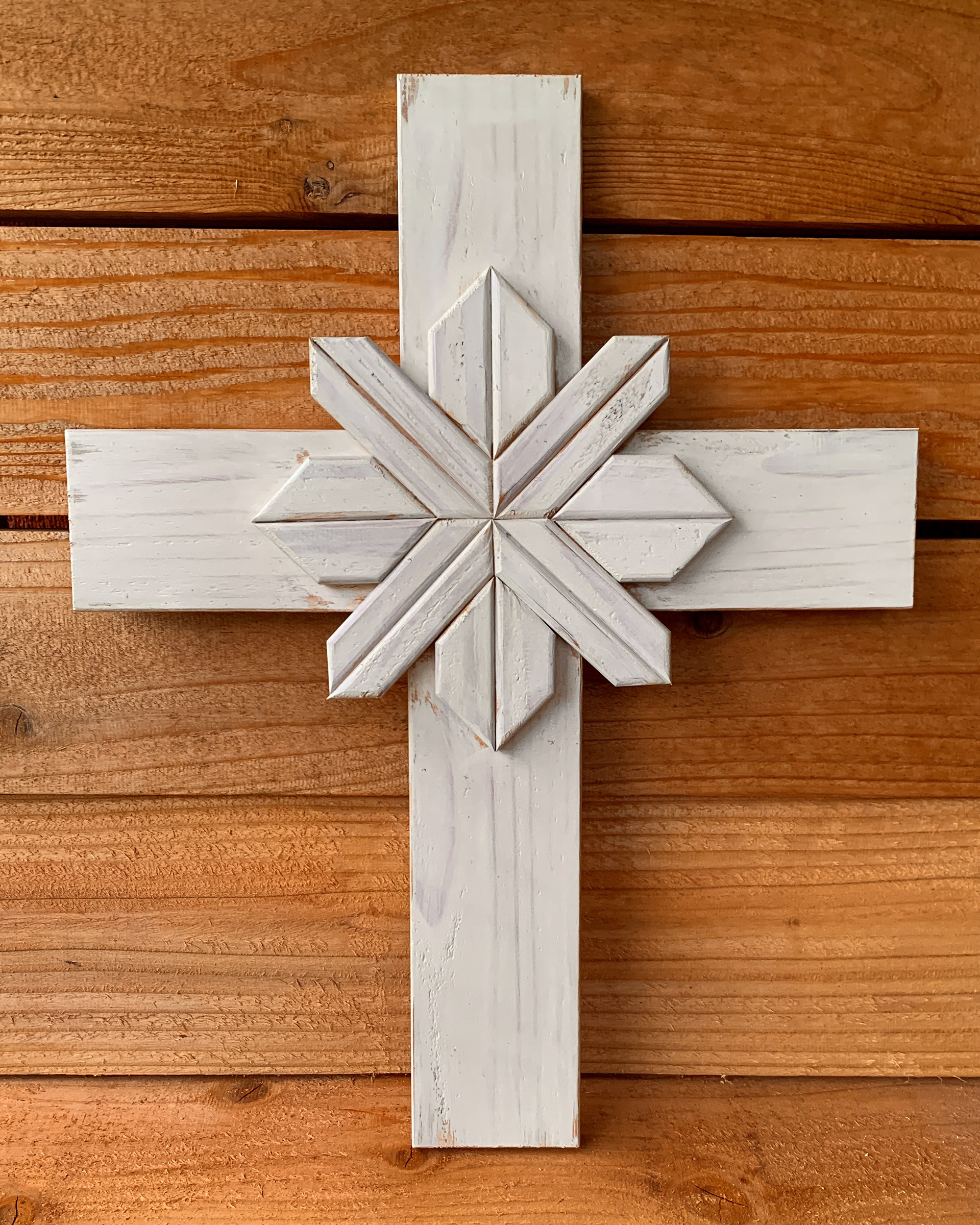 Farmhouse - whitewash (approximately 18" tall) $50