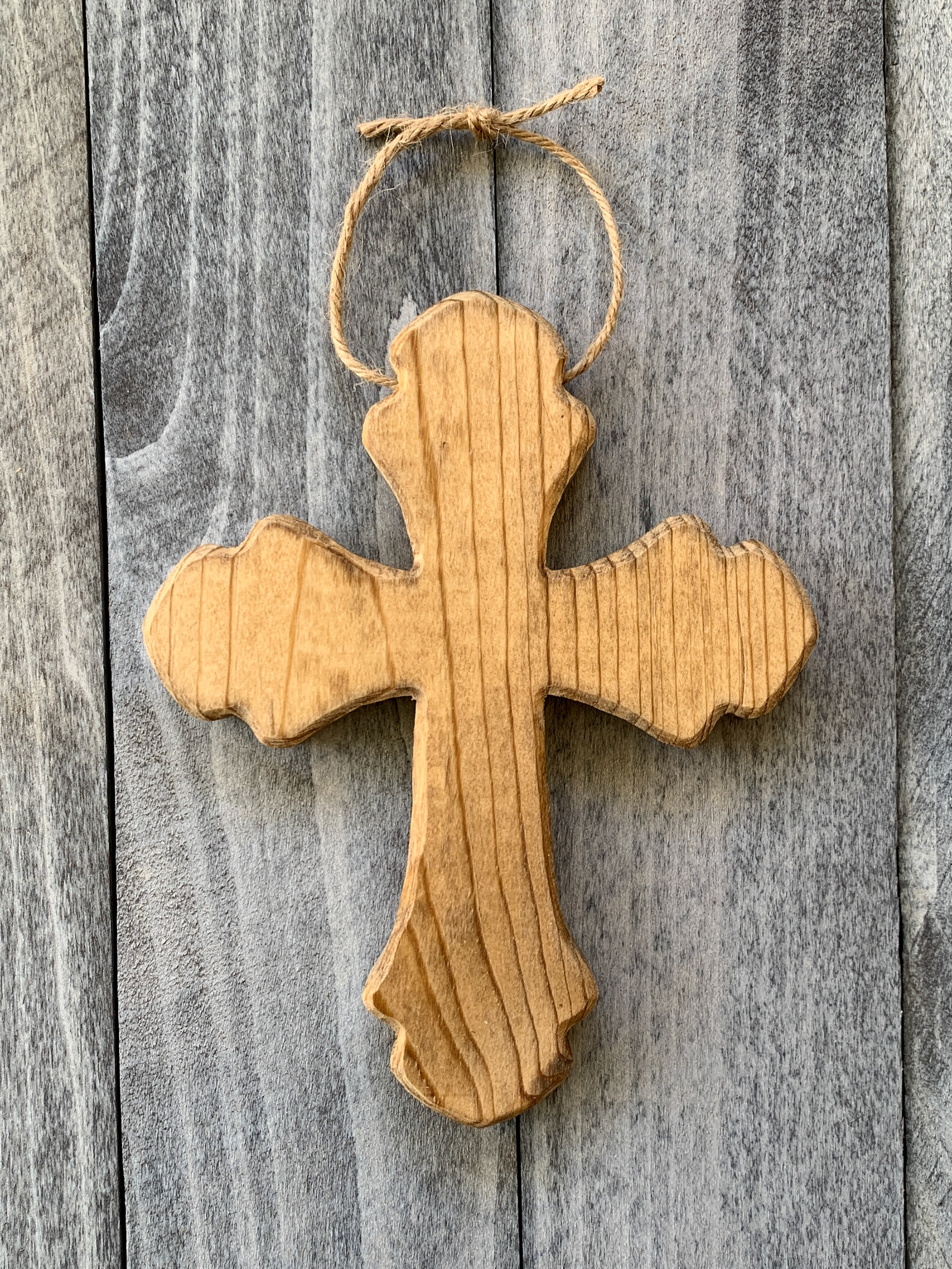 Burberry (jute lanyard) - natural (approximately 7" tall) $15