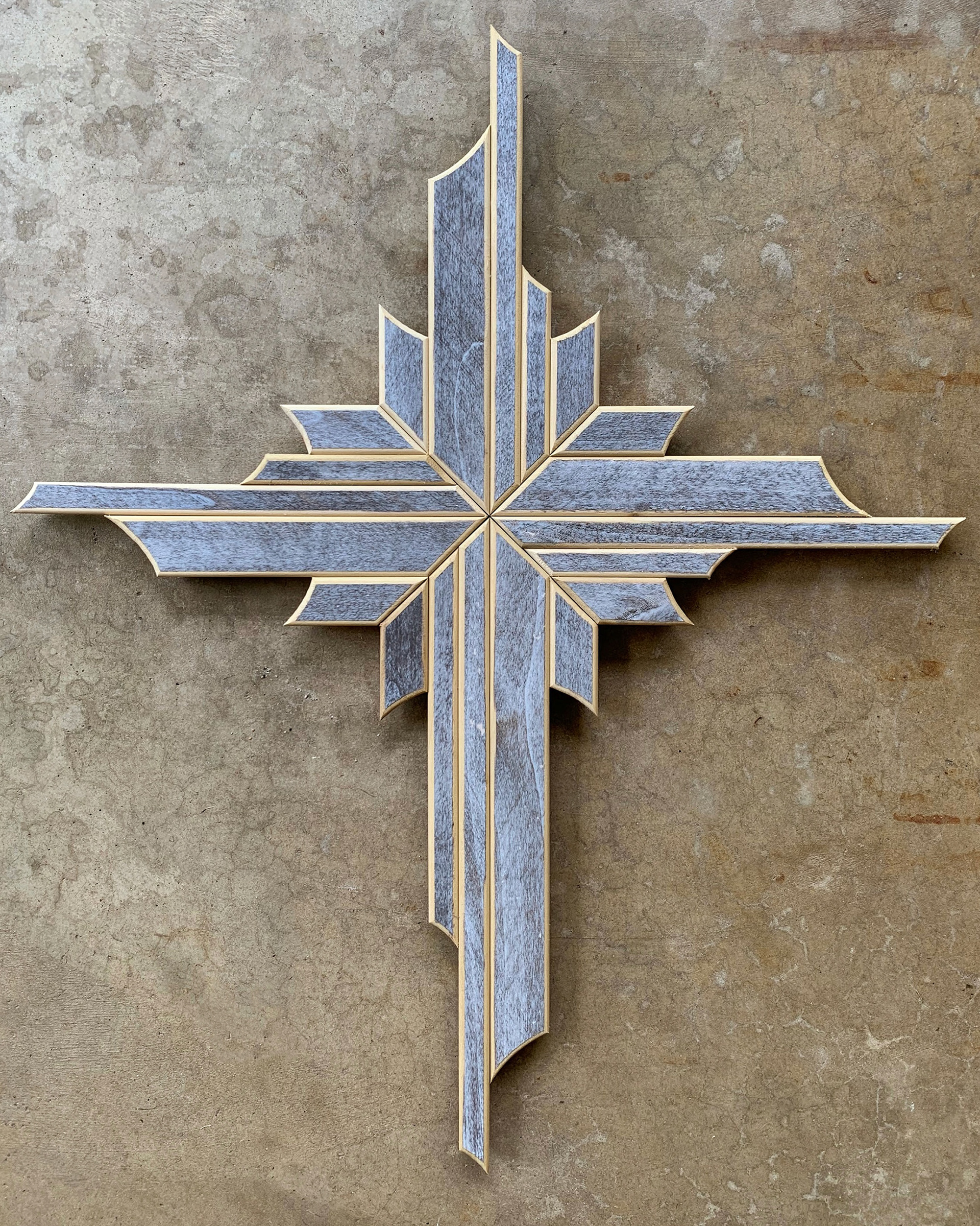 Lux Aeterna - weathered gray (approximately 24" tall) $50