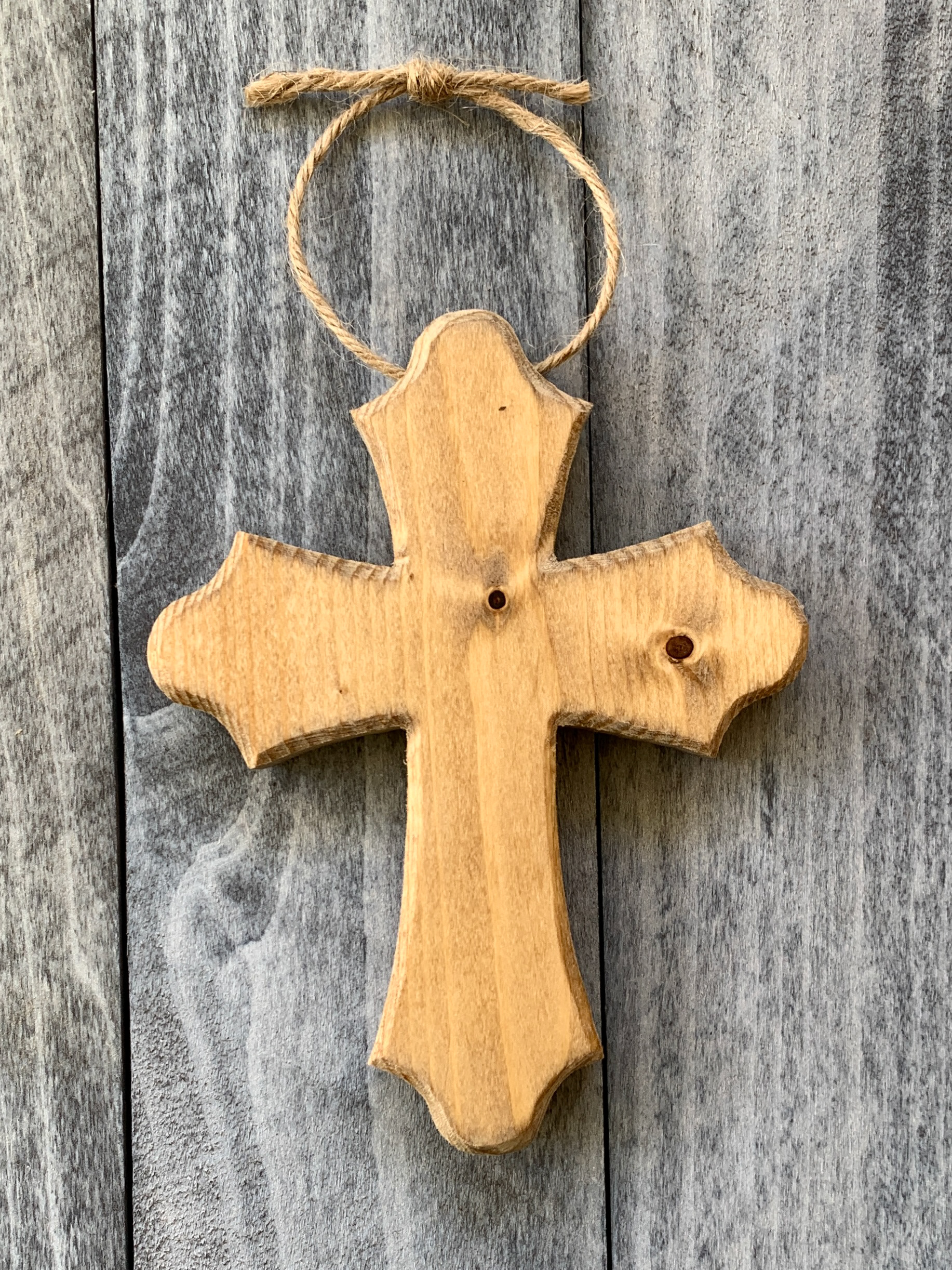 Northampton (jute lanyard) - natural (approximately 6" tall) $15