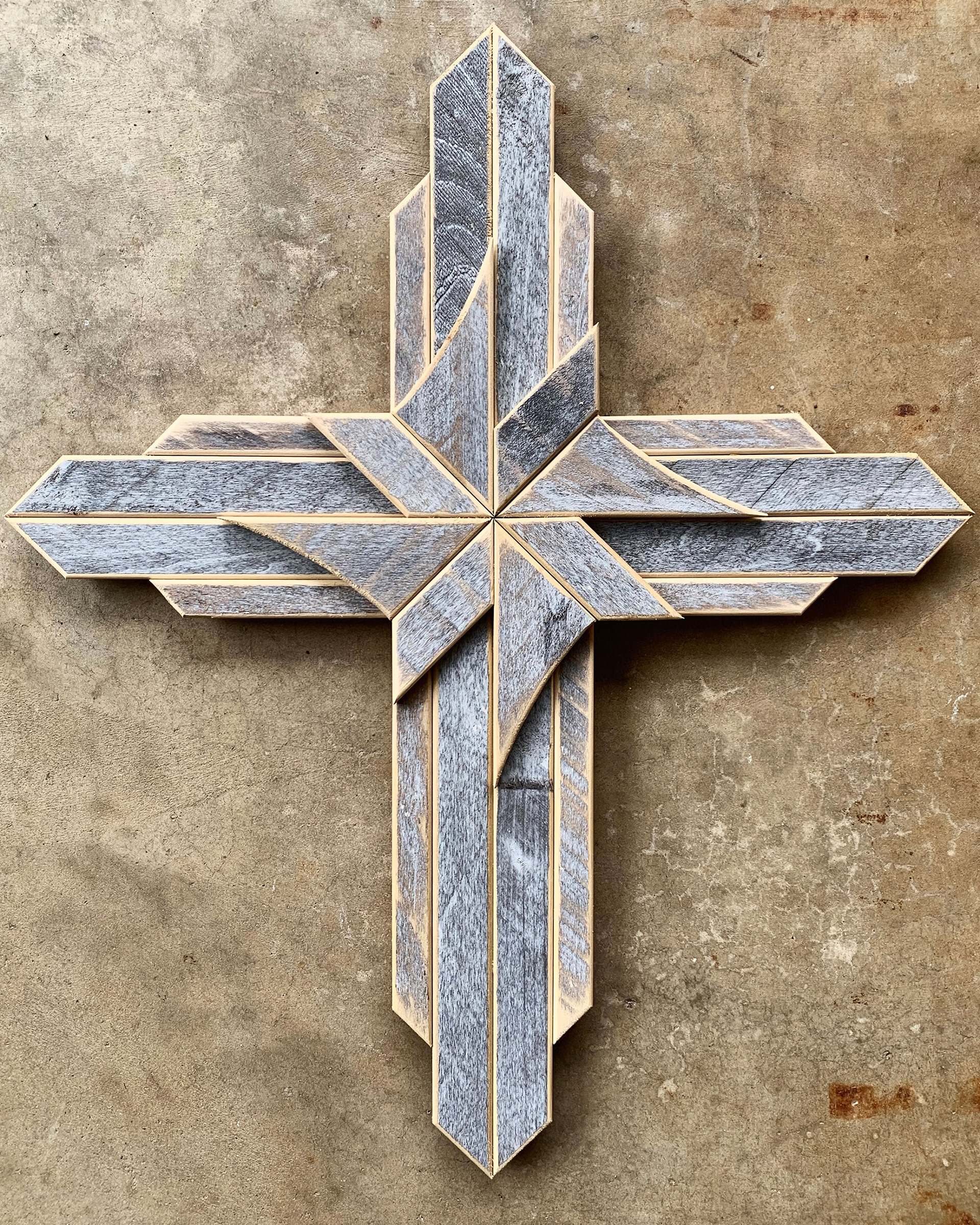 Light of Glory (large) - weathered gray (approximately 24" tall) $55